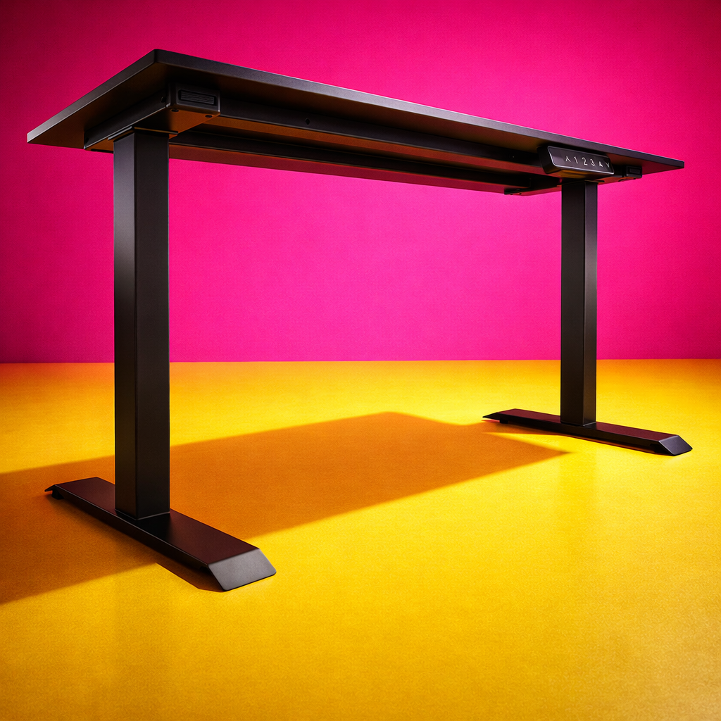 ZY-02 Red Neon Tunnel Perspective Standing Desk
