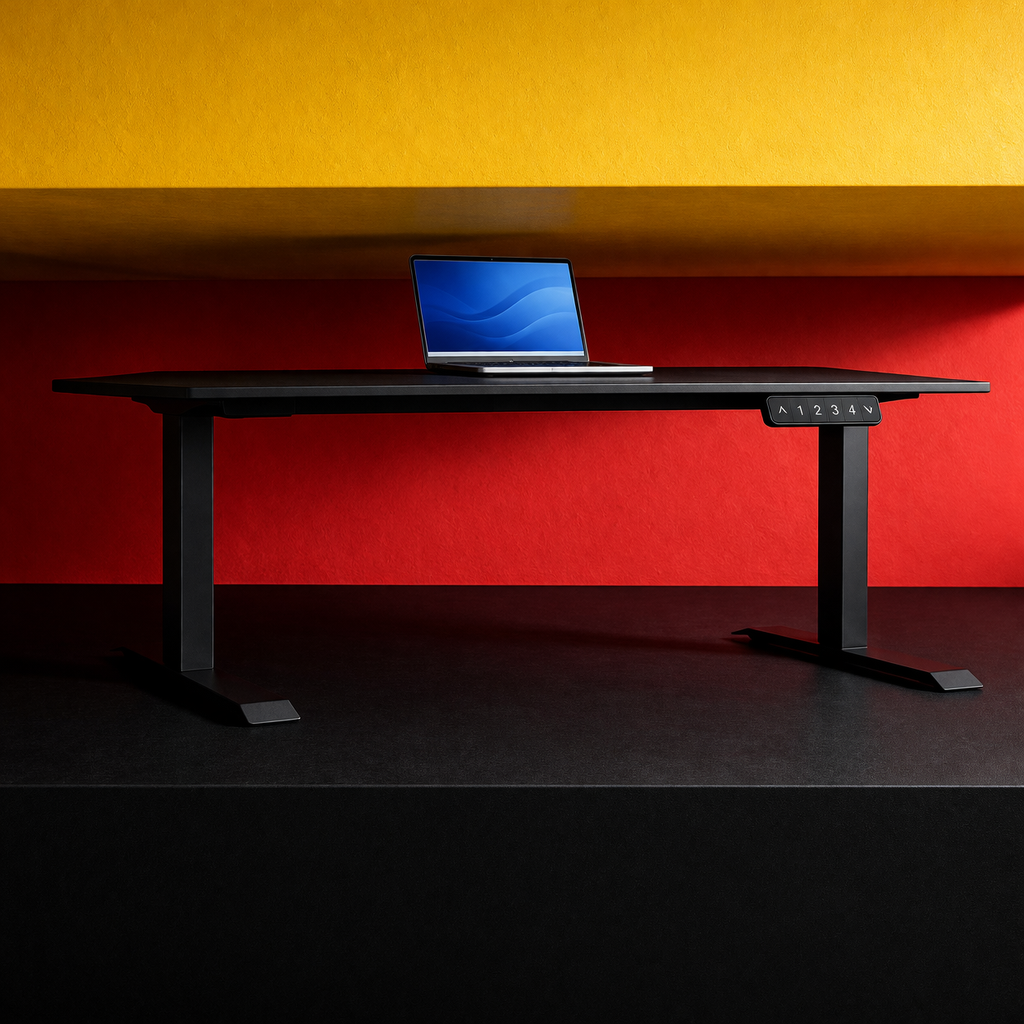 ZY-02 Dual Motor 2-Stage Electric Standing Desk High Stability Quiet Lift Ergonomic Office Workstation for Corporate Projects
