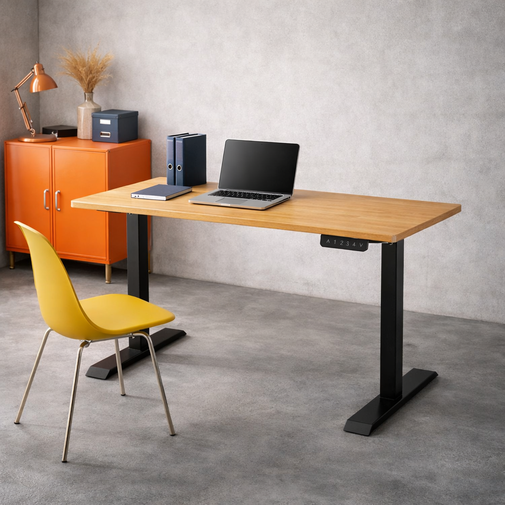 ZY-02 Dual Motor 2-Stage Electric Standing Desk Quiet Smooth Lift Adjustable Height for Home Office and Commercial Use