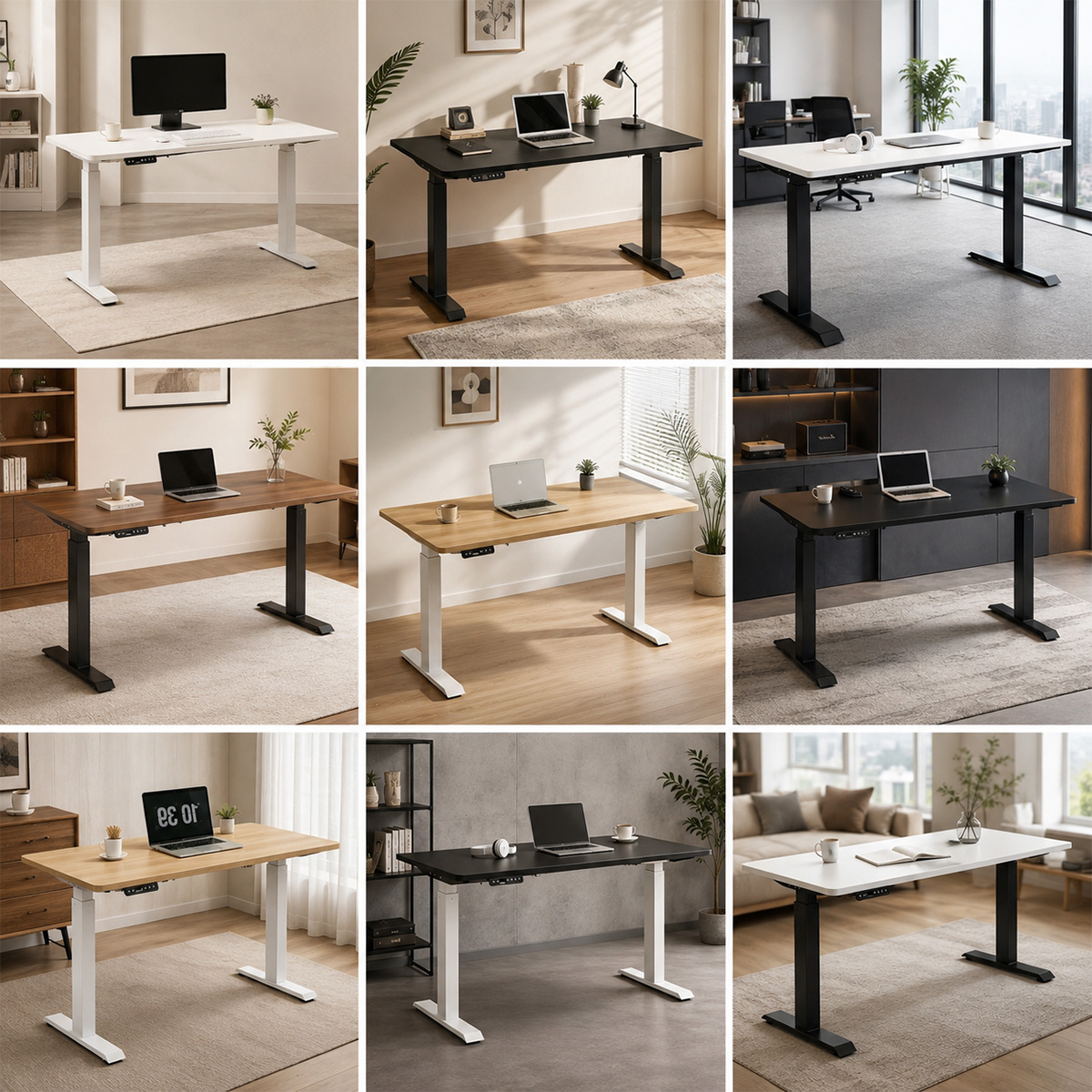 ZY-02 Professional Dual Motor Adjustable Office Workbench with Memory Presets for Shared Workspaces