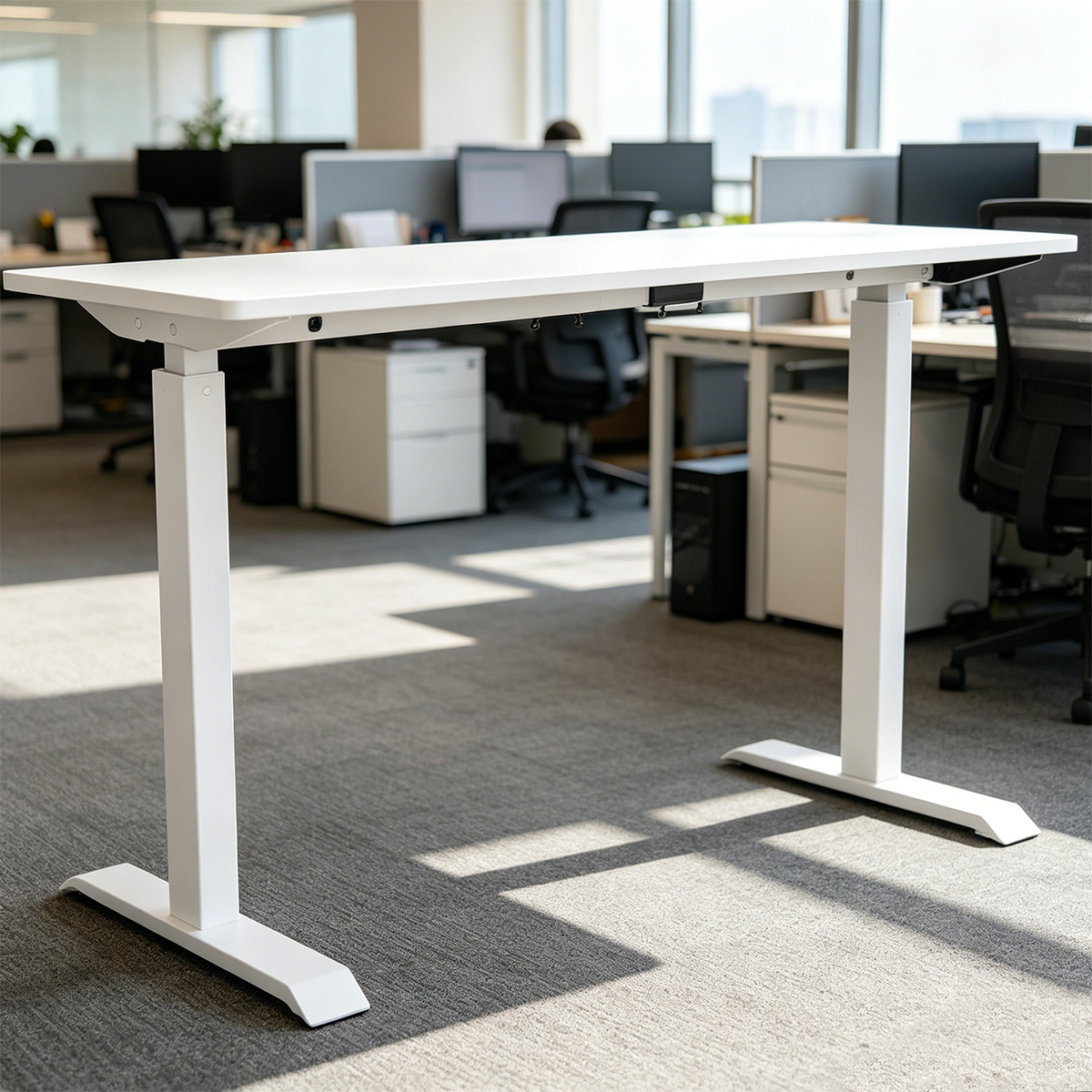 ZY-02 Commercial Grade Dual Motor Lift Workstation with Durable Frame for Enterprise Procurement Projects