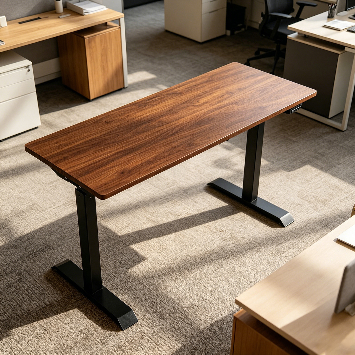 ZY-02 Heavy Load Dual Motor Height Adjustable Table with Industrial Grade Stability for Commercial Offices