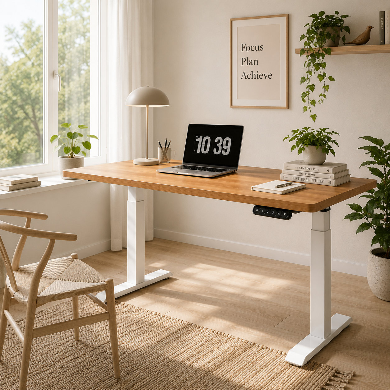 ZY-02 Dual Motor Two-Stage Electric Office Table with Memory Keypad for Large Furniture Traders