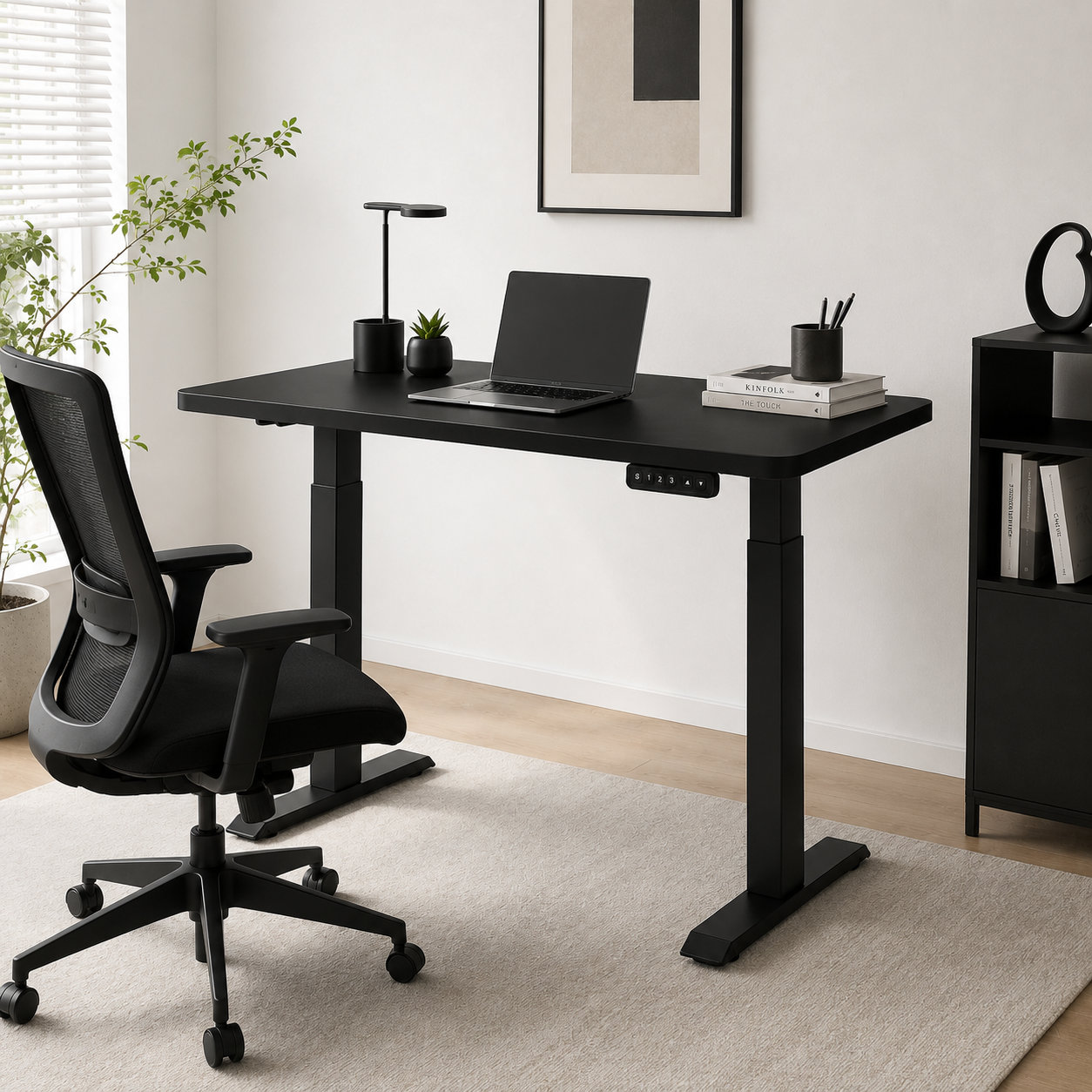 ZY-02 Twin-Drive Standing Workstation Frame, Efficient Container Packing for International Contract Furniture Importers