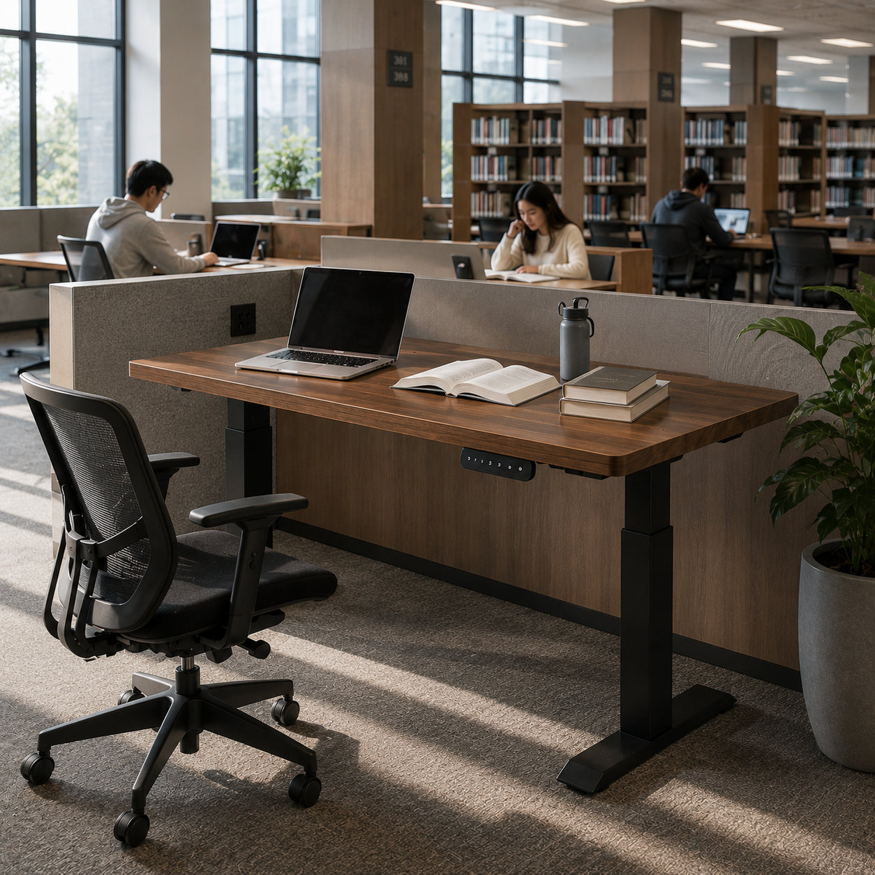 ZY-02 Dual Motor Two-Stage Adjustable Office Desk with Smart Memory Panel for Import Distributors