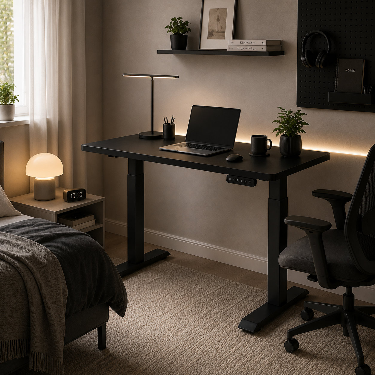 ZY-02 Two Section Dual Motor Height Adjustable Desk Heavy Duty Frame for Open Office Projects