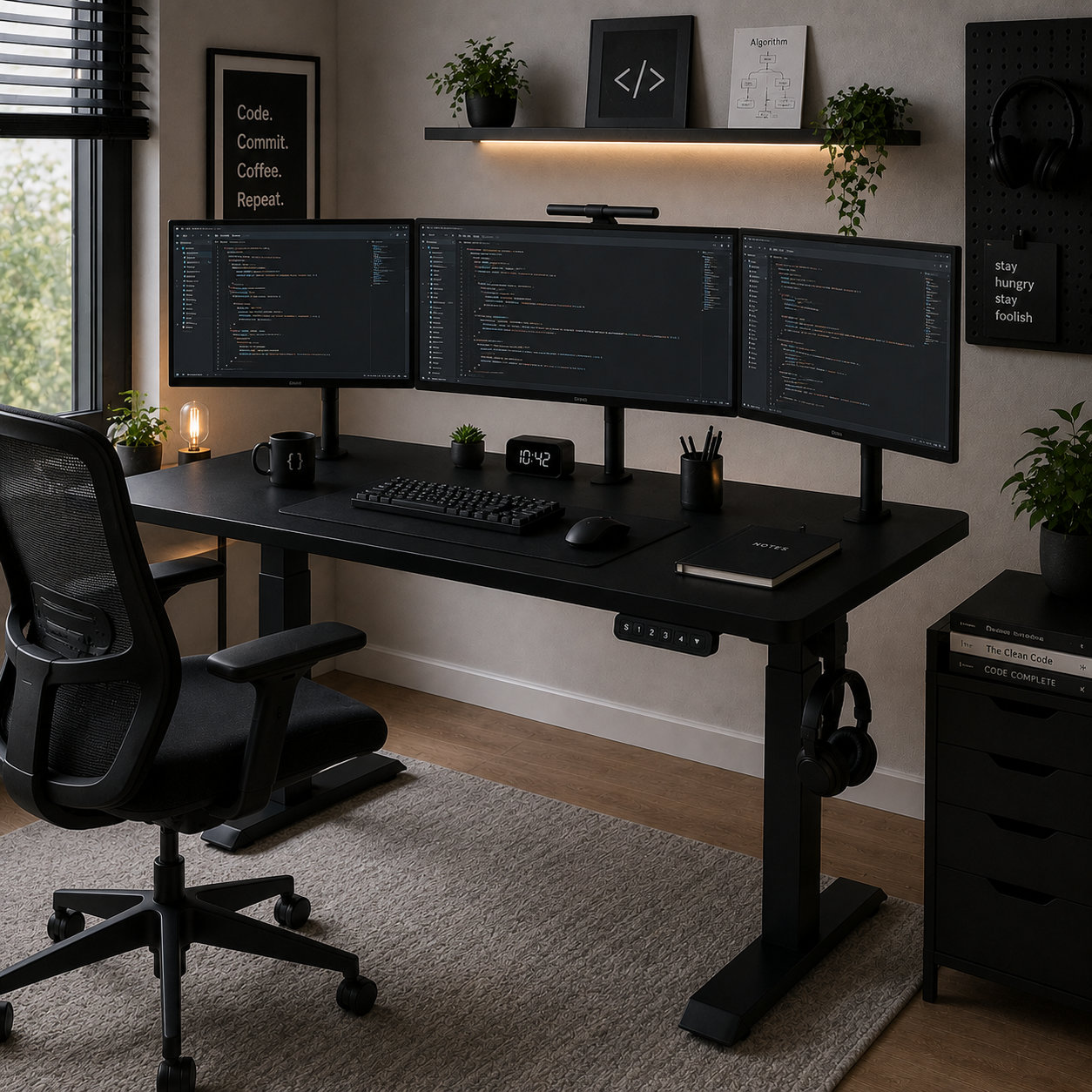 ZY-02 Dual Motor Sit Stand Desk 2-Stage Steel Frame Fast Height Adjustment for Modern Workspaces