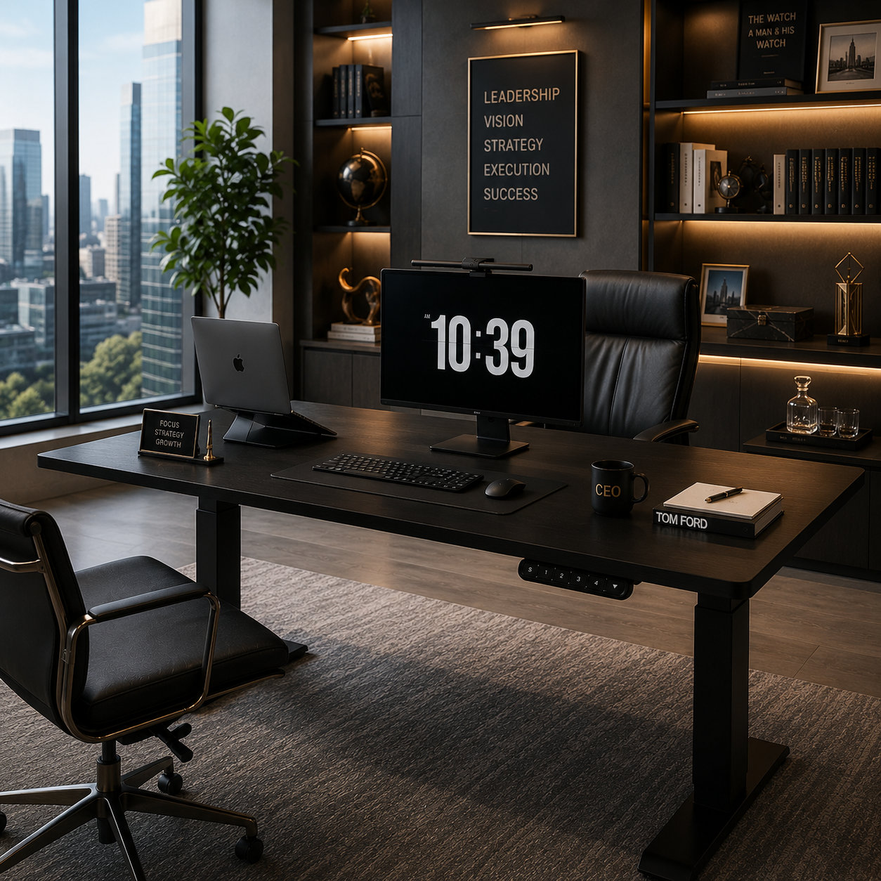 ZY-02 2-Stage Dual Motor Office Computer Desk with Fast Height Control for Bulk Procurement