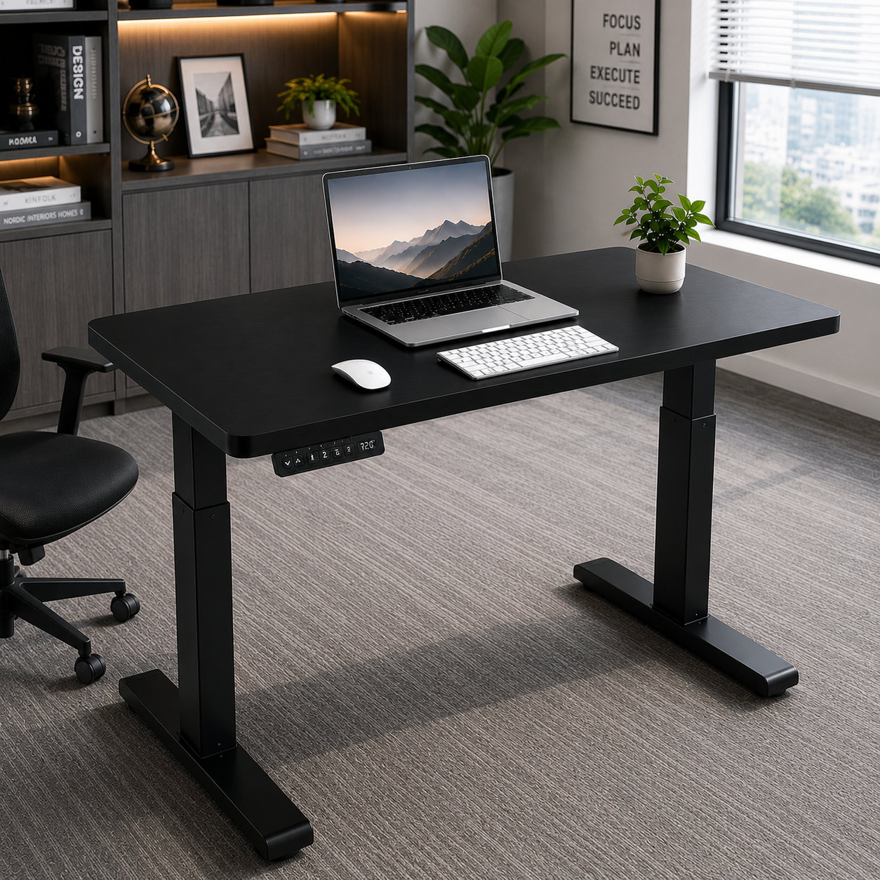 ZY-02 2-Stage Dual Motor Electric Sit Stand Desk with Advanced Stability for Corporate Workspace Expansion