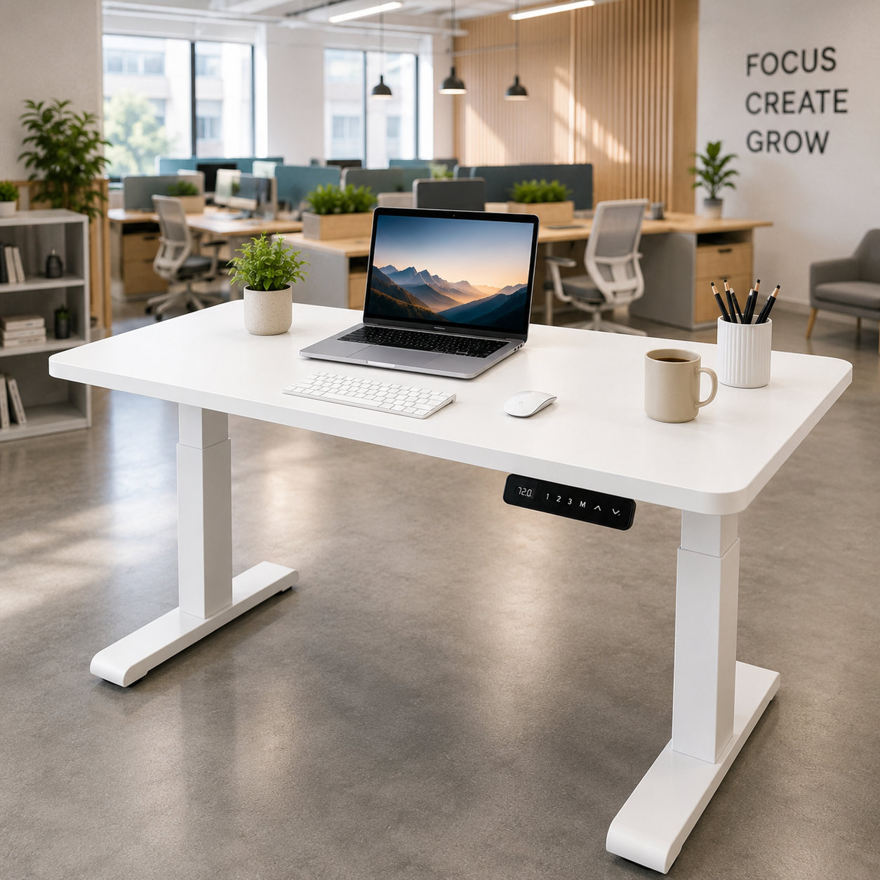 ZY-02 Dual Motor Executive Standing Desk with Premium Stability for Large Office Installations