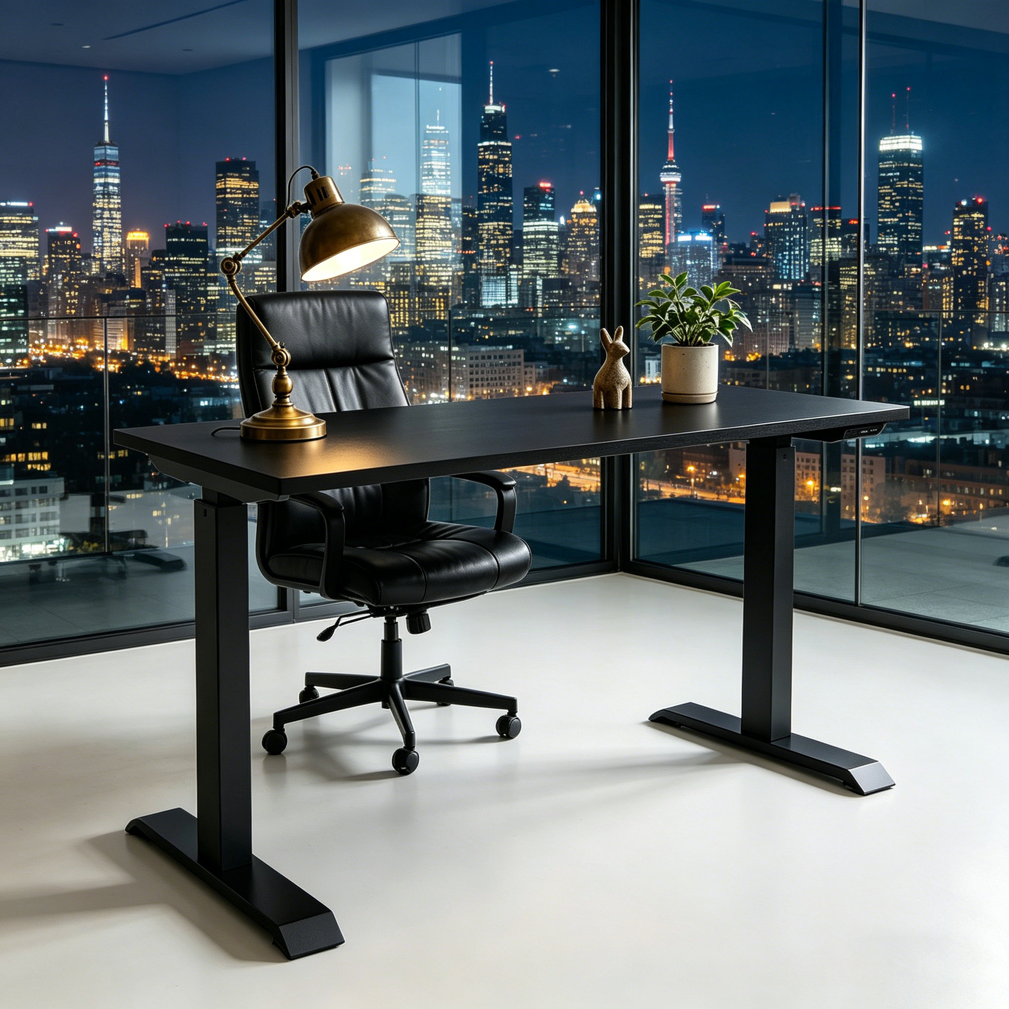 ZY-02 Commercial Dual Motor Desk Frame with Fast Height Adjustment for Furniture Importers
