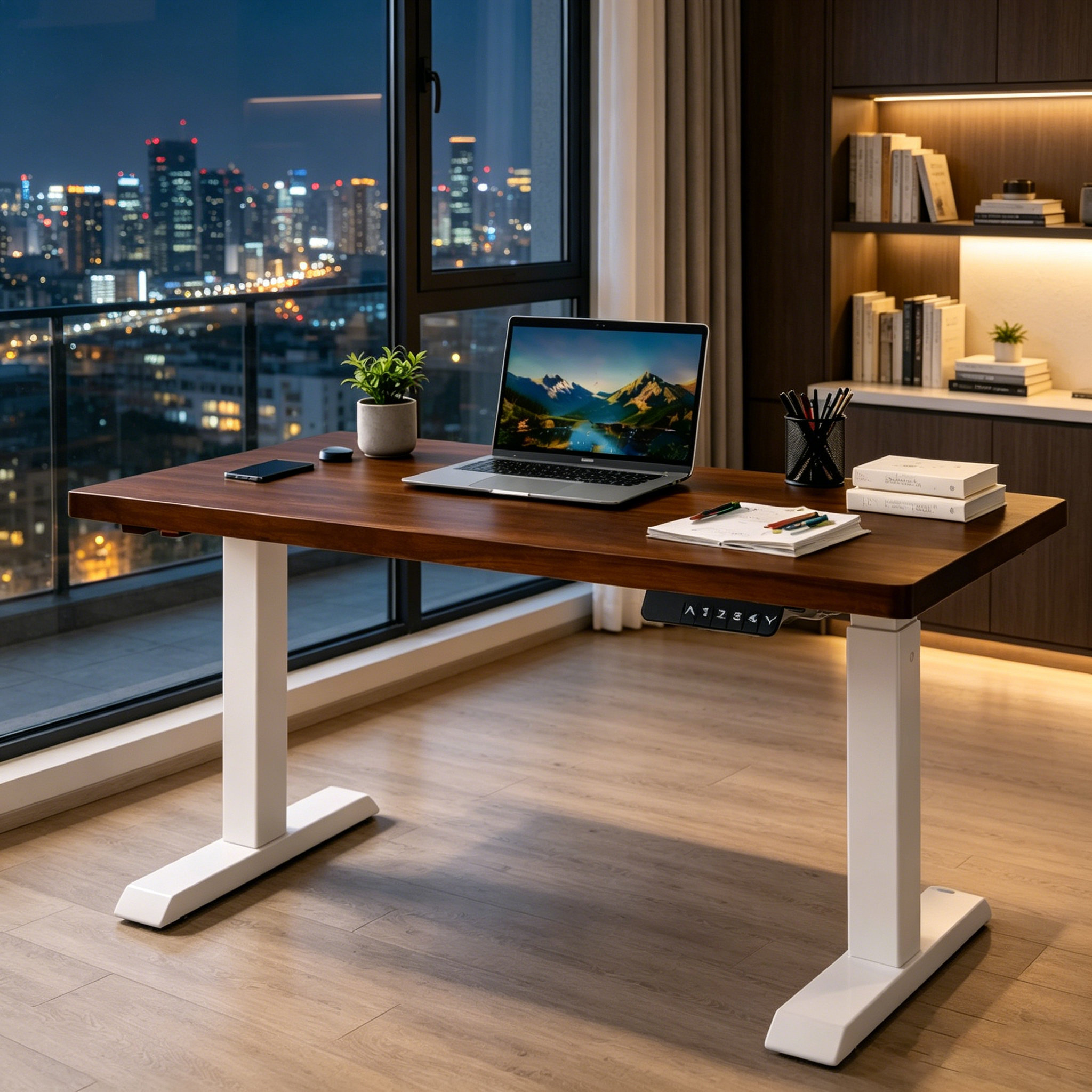 ZY-02 2-Stage Dual Motor Office Standing Table with Fast Adjustment Speed for Technology Companies