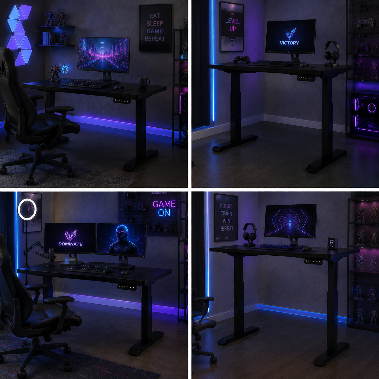 ZY-02 Two-Motor Two-Section Standing Desk Support with Low-Noise Adjustment, Libraries and Study Areas