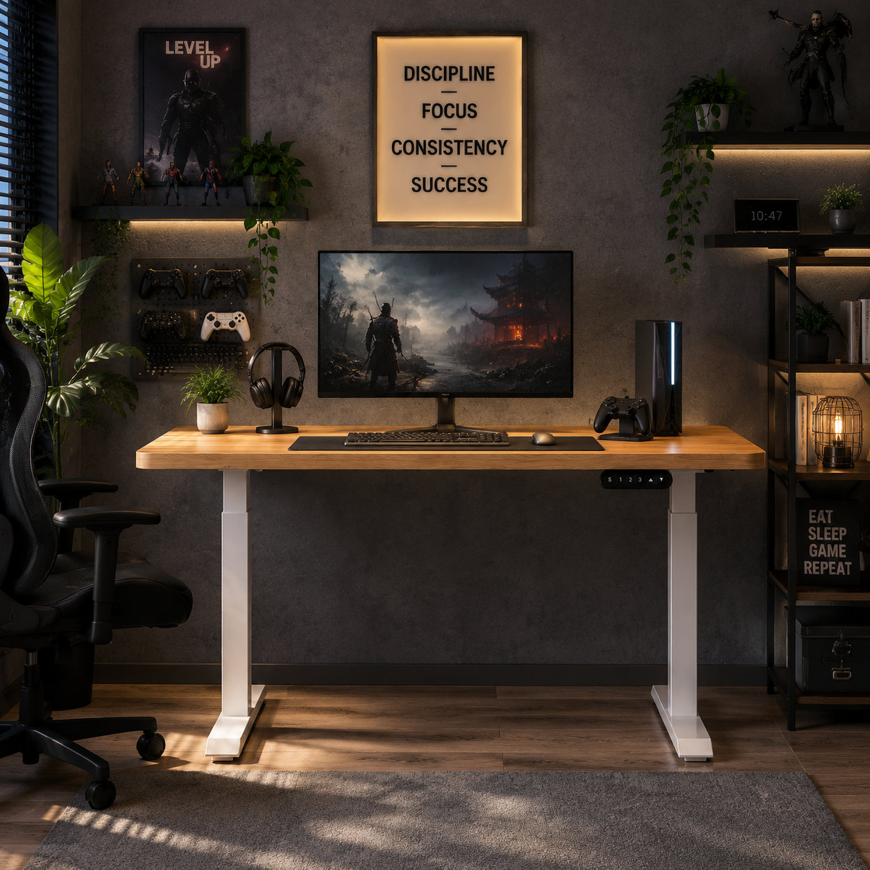 ZY-02 Dual Motor 2-Step Adjustable Workbench Frame with Flexible Desktop Matching, Design Studios