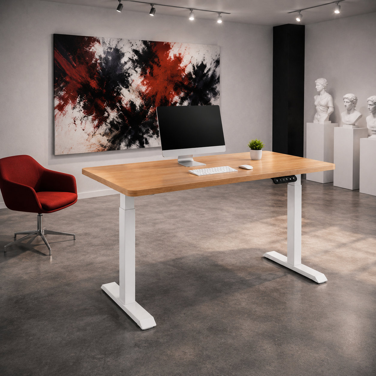 ZY-02 Twin Drive 2-Tier Height Adjustable Table Legs with Wide Desktop Fit, Office Furniture Dealerships