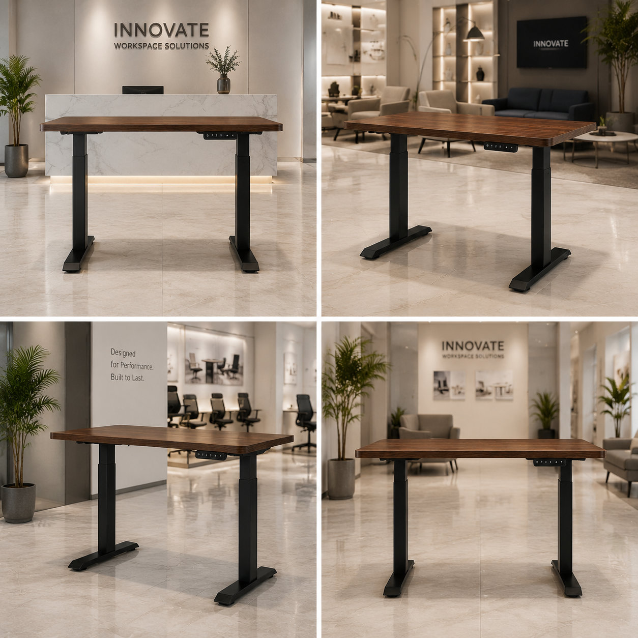 ZY-02 Twin Motor Two-Stage Standing Table Chassis with Multi-Desktop Adaptability, Cross-Border Distribution Programs