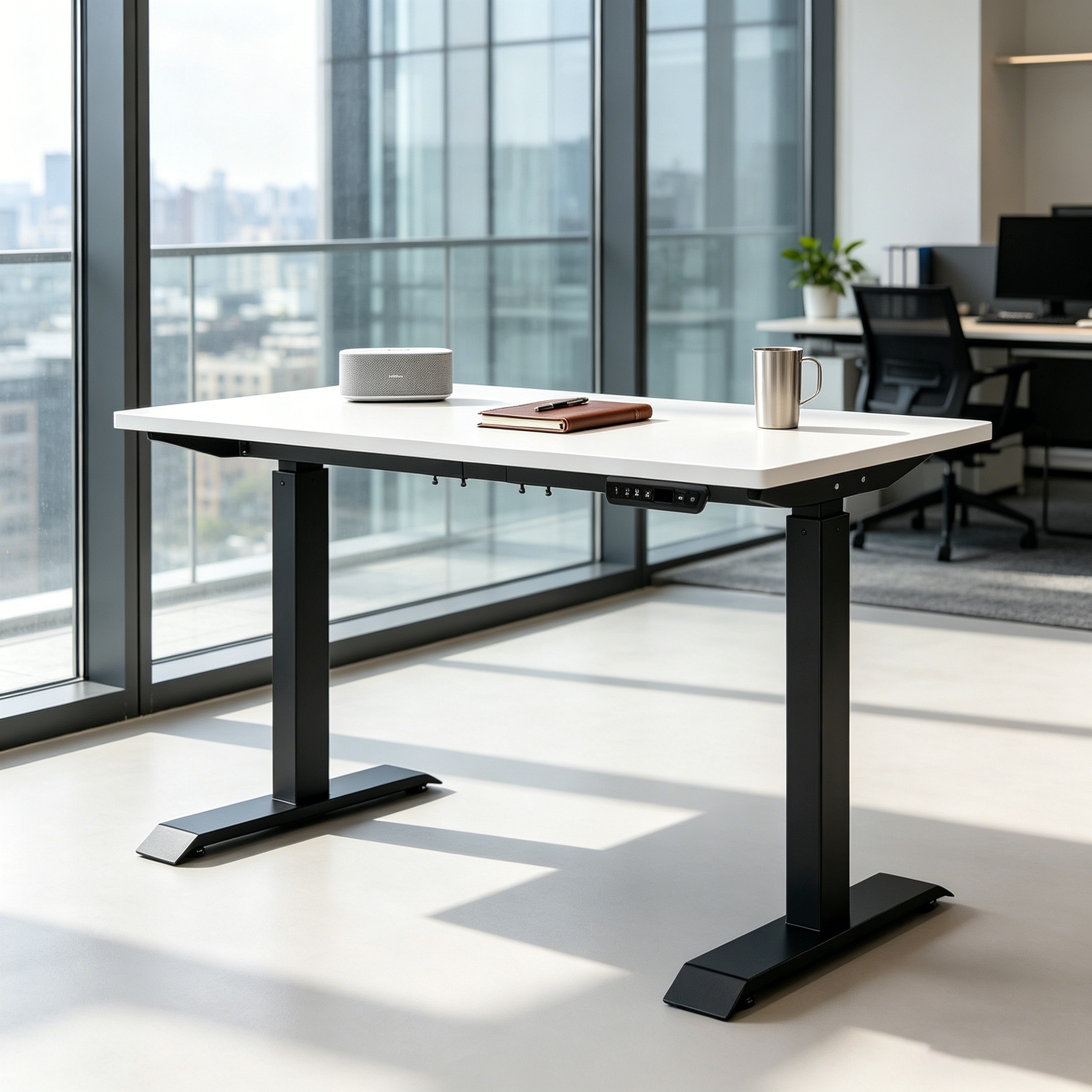 ZY-02 Dual Motor Adjustable Desk Base with Commercial Desktop for Office Project Procurement