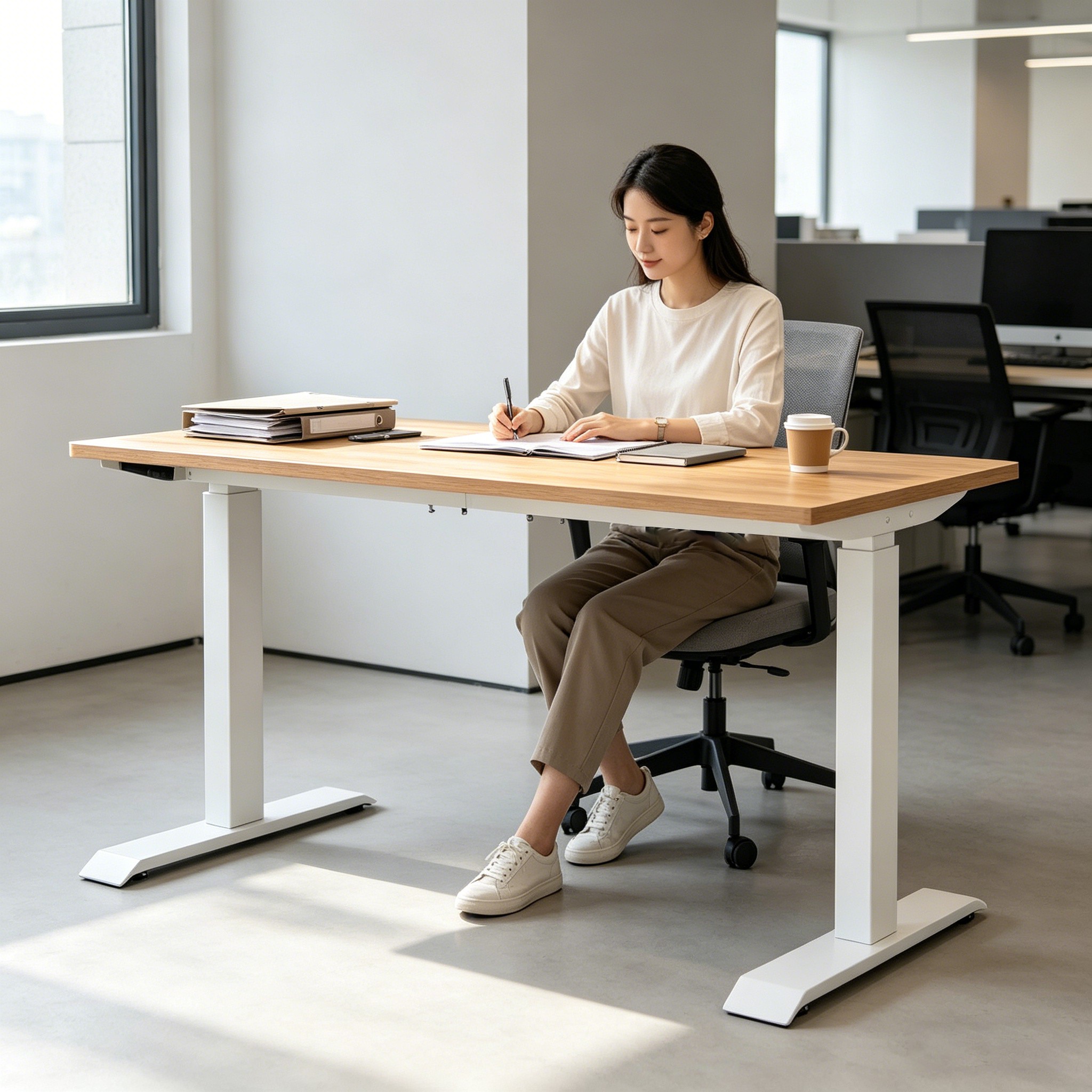 ZY-02 Premium Dual Motor Adjustable Office Table for Ergonomic Workspace Distribution Channels