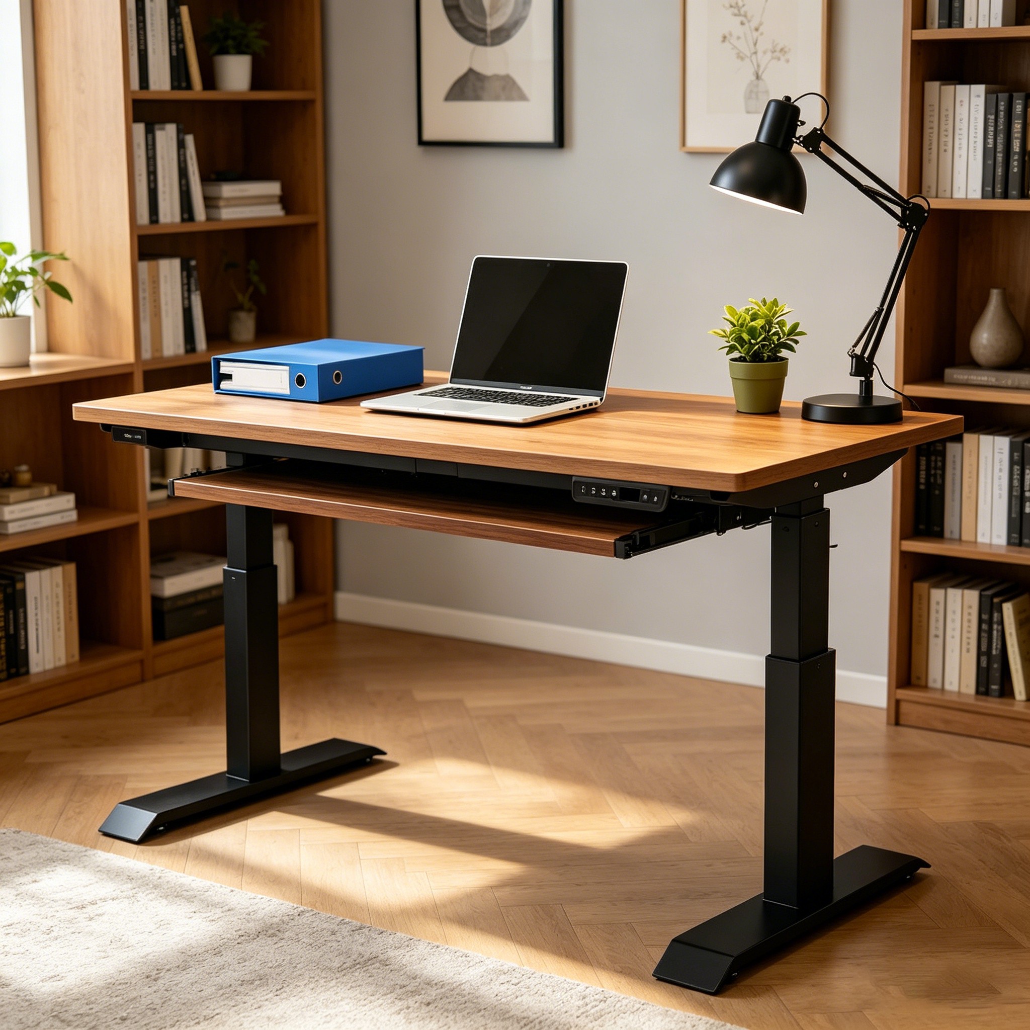 ZY-02 Industrial Dual Motor Standing Workstation with Adjustable Height for Modern Office Buildings