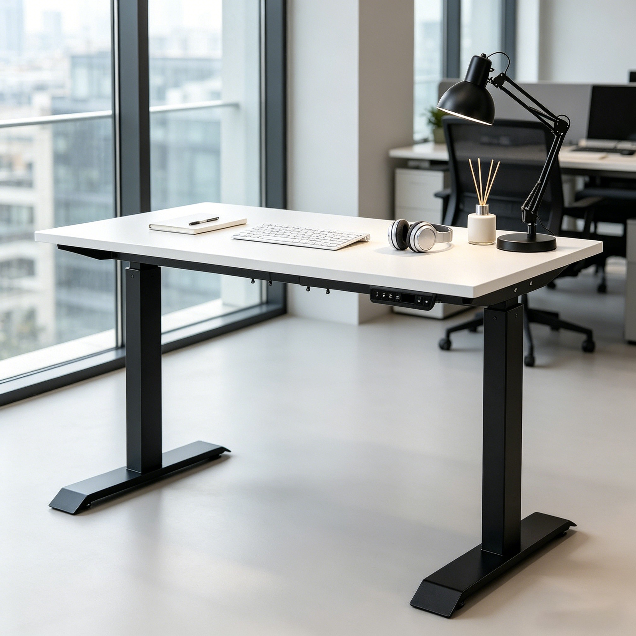 ZY-02 Smart Height Adjustable Dual Motor Desk for Large Scale Corporate Furnishing Projects