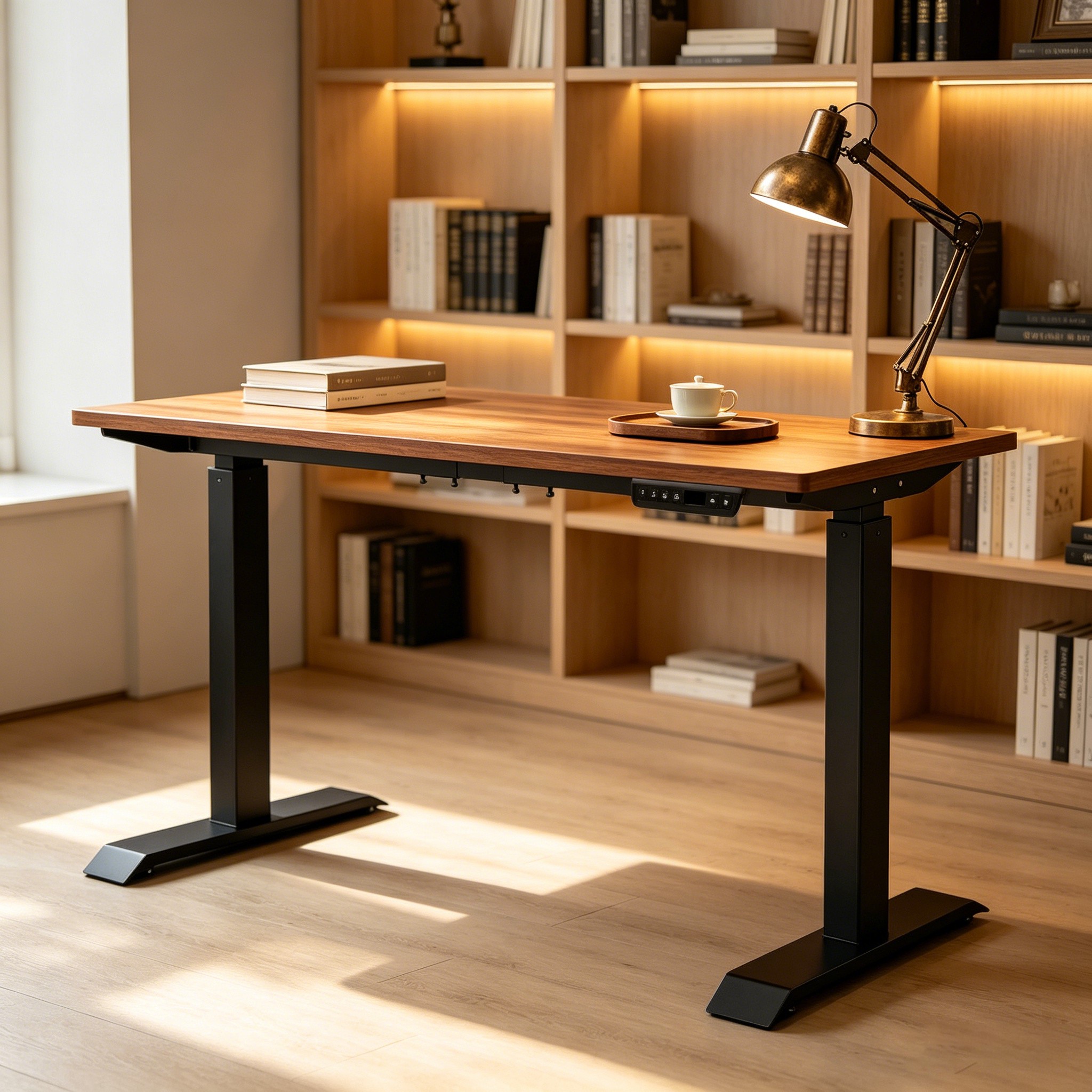 ZY-02 Heavy Load Dual Motor Height Adjustable Desk for Professional Office Furniture Buyers