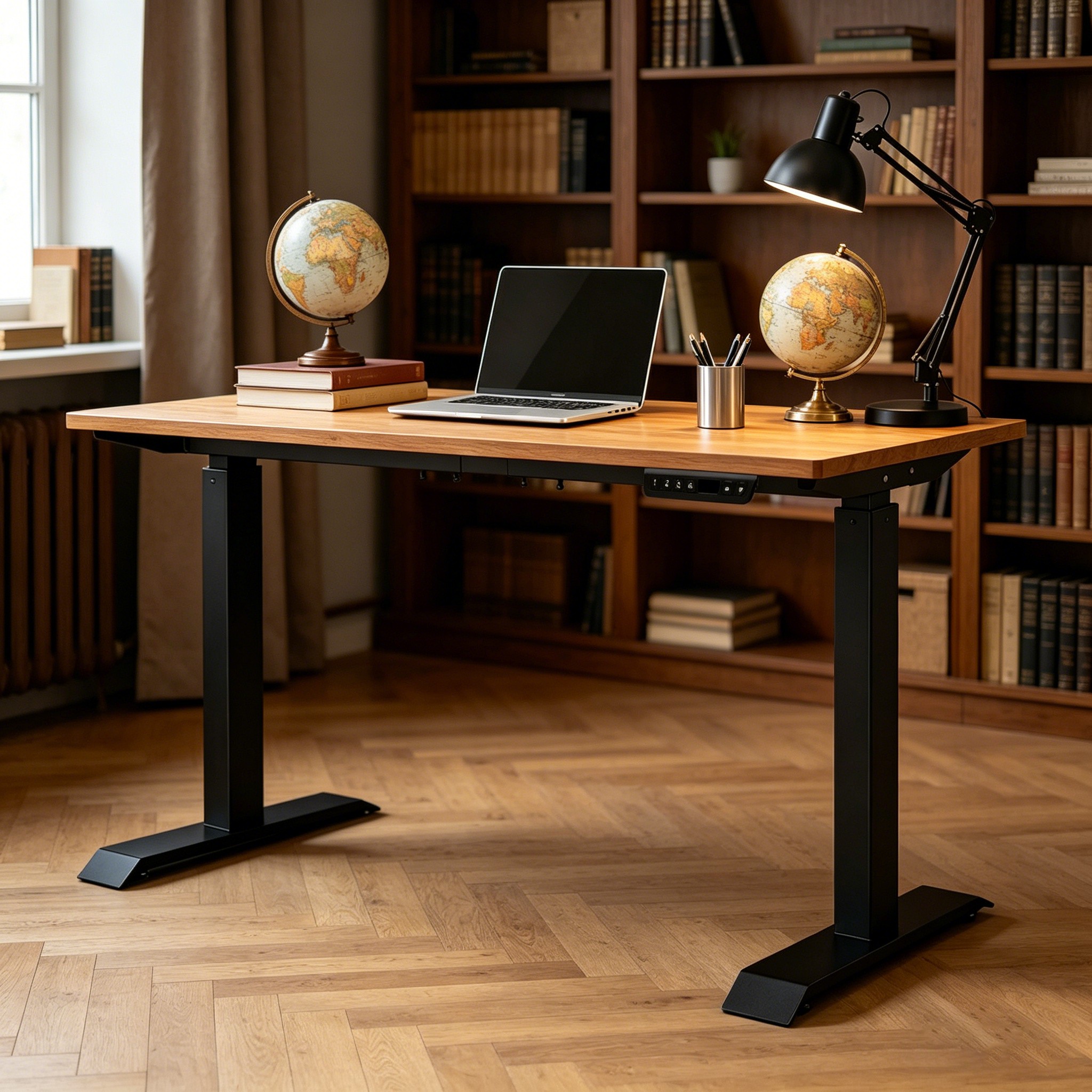 ZY-02 Adjustable Electric Standing Desk with Dual Motor Drive for Co Working Office Spaces