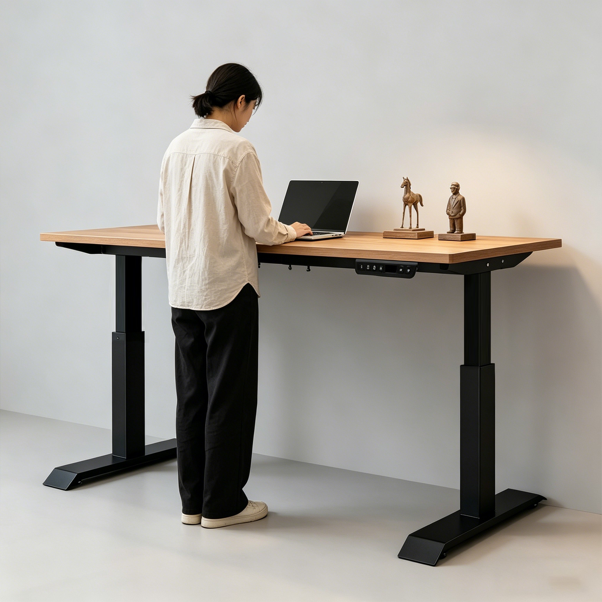 ZY-02 Electric Dual Motor Office Desk with Intelligent Memory System for Enterprise Workspaces