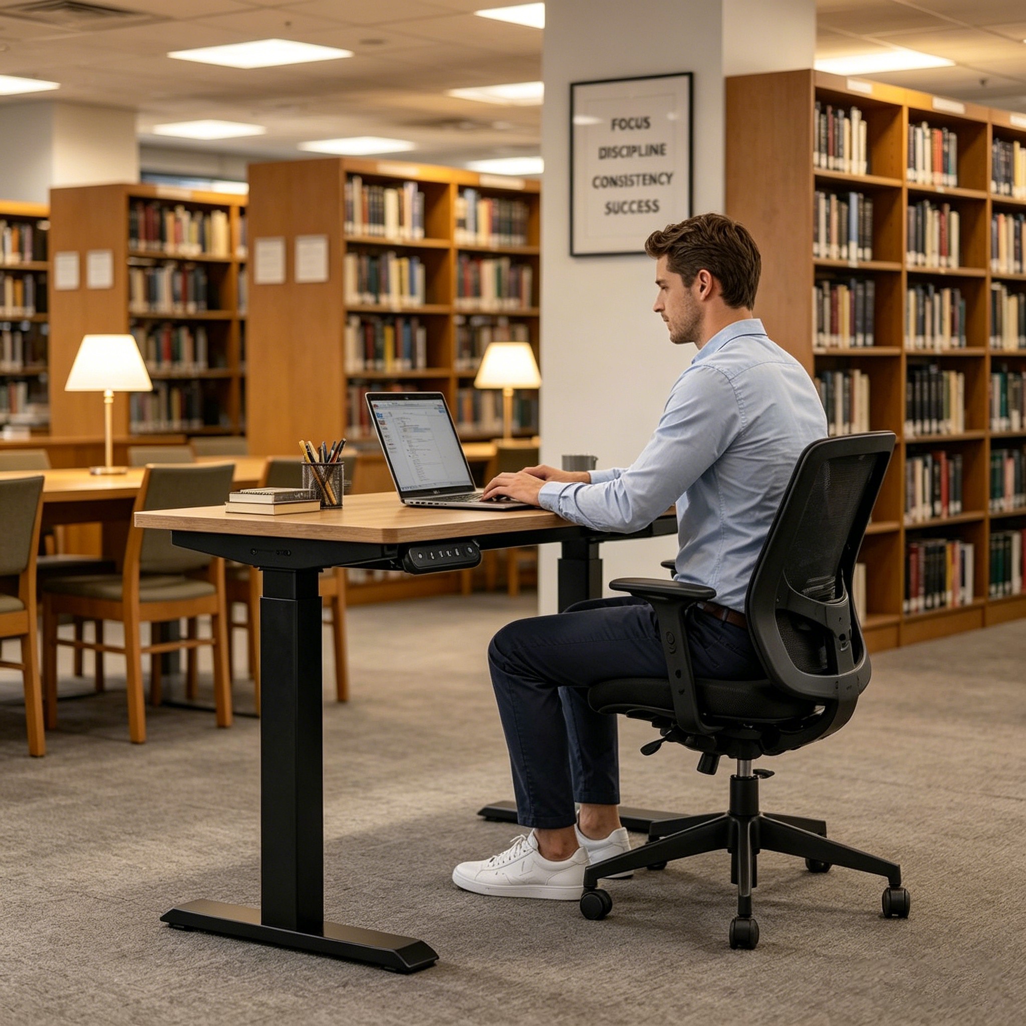 ZY-02 Commercial Dual Motor Height Adjustable Desk with Memory Control for Corporate Workstations
