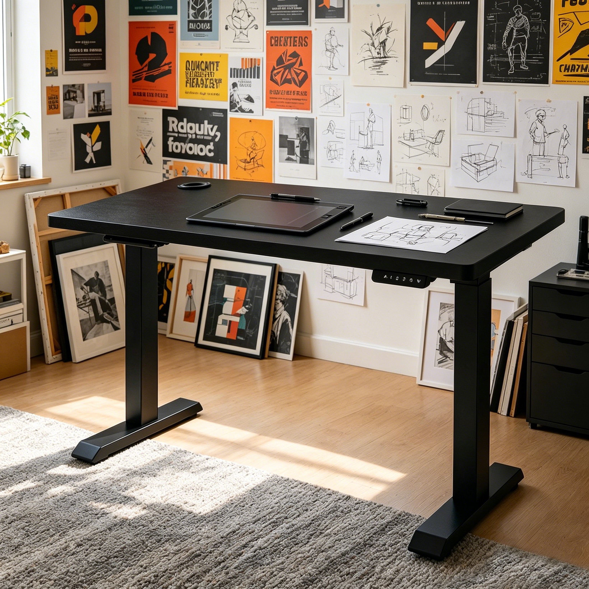 ZY-02 Ergonomic Two Stage Dual Motor Desk with Smart Presets for Flexible Office Layouts