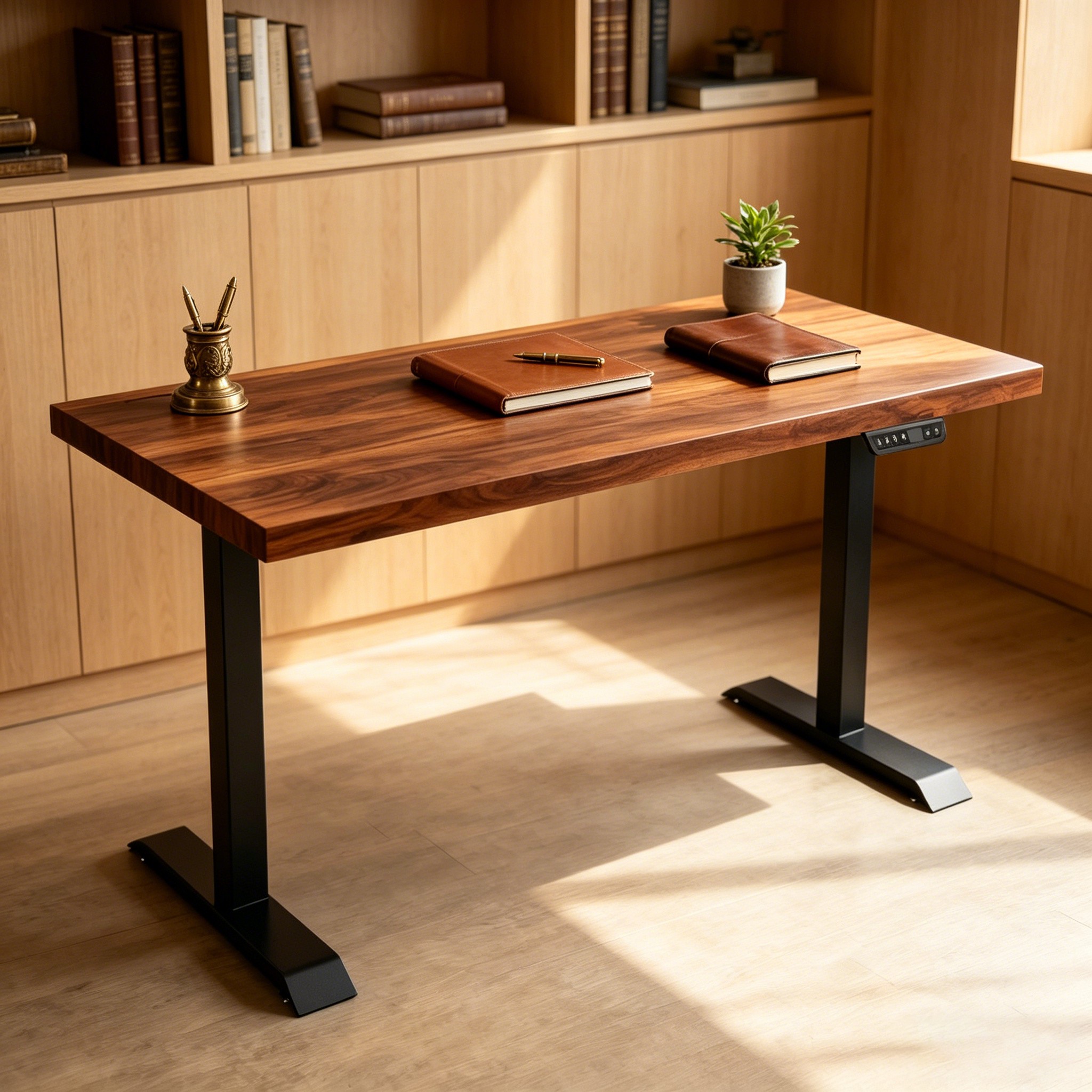 ZY-02 Electric Standing Computer Desk Dual Motor Workspace Advantage for Hybrid Office Environments