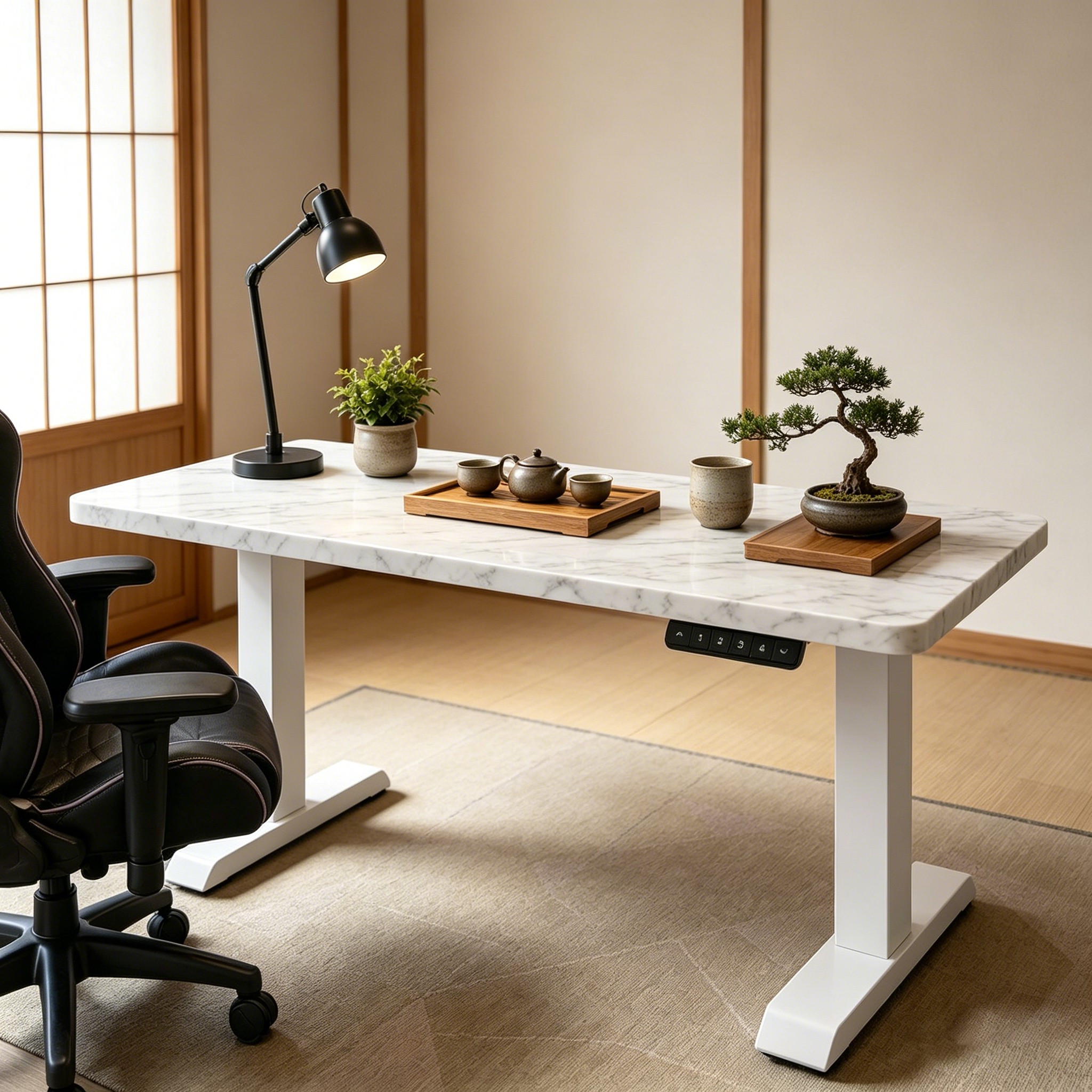 ZY-02 Commercial Electric Sit Stand Desk Fast Lift Advantage for Shared Workspace Projects