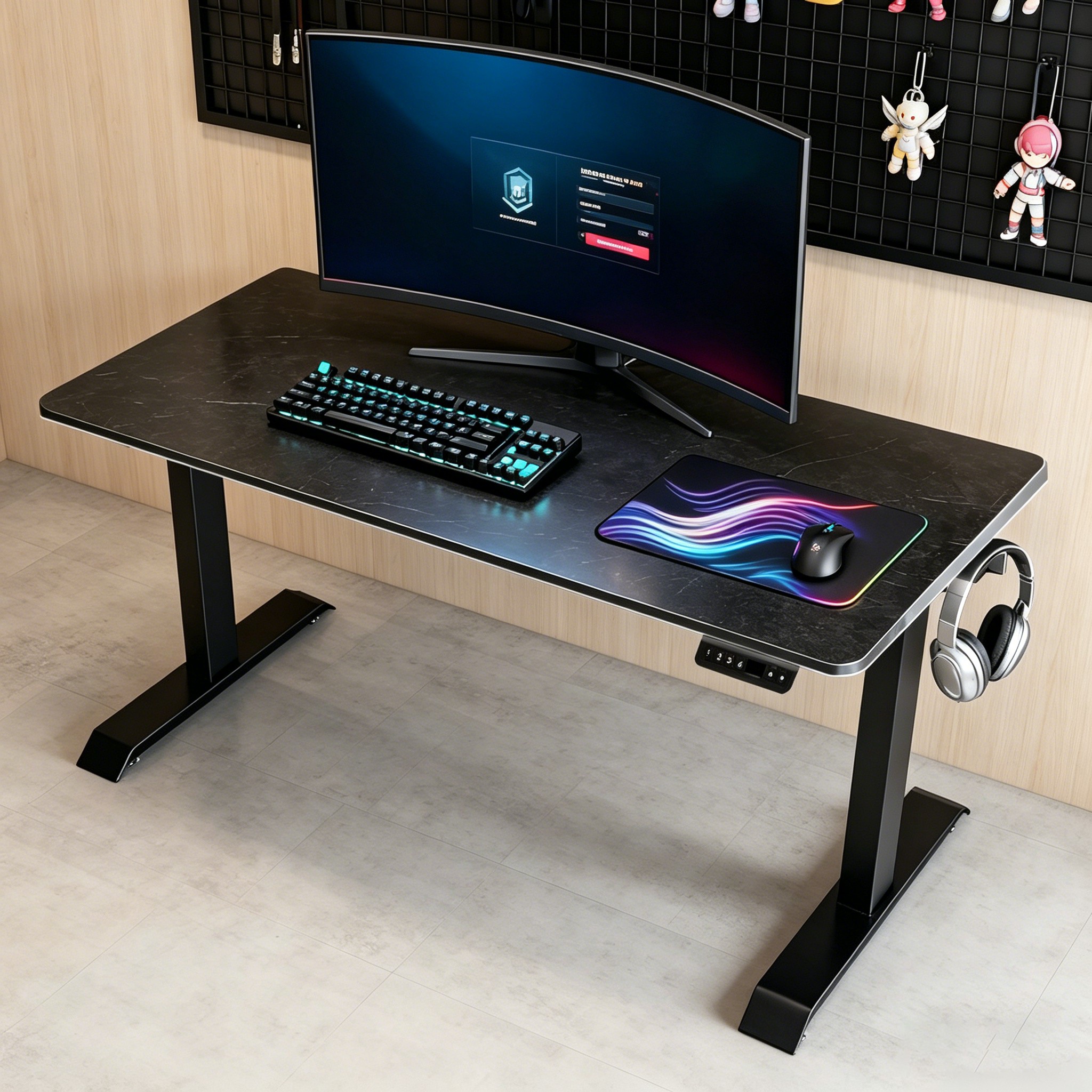 ZY-02 Compact Dual Motor Adjustable Desk Space Saving Advantage for Flexible Office Configurations