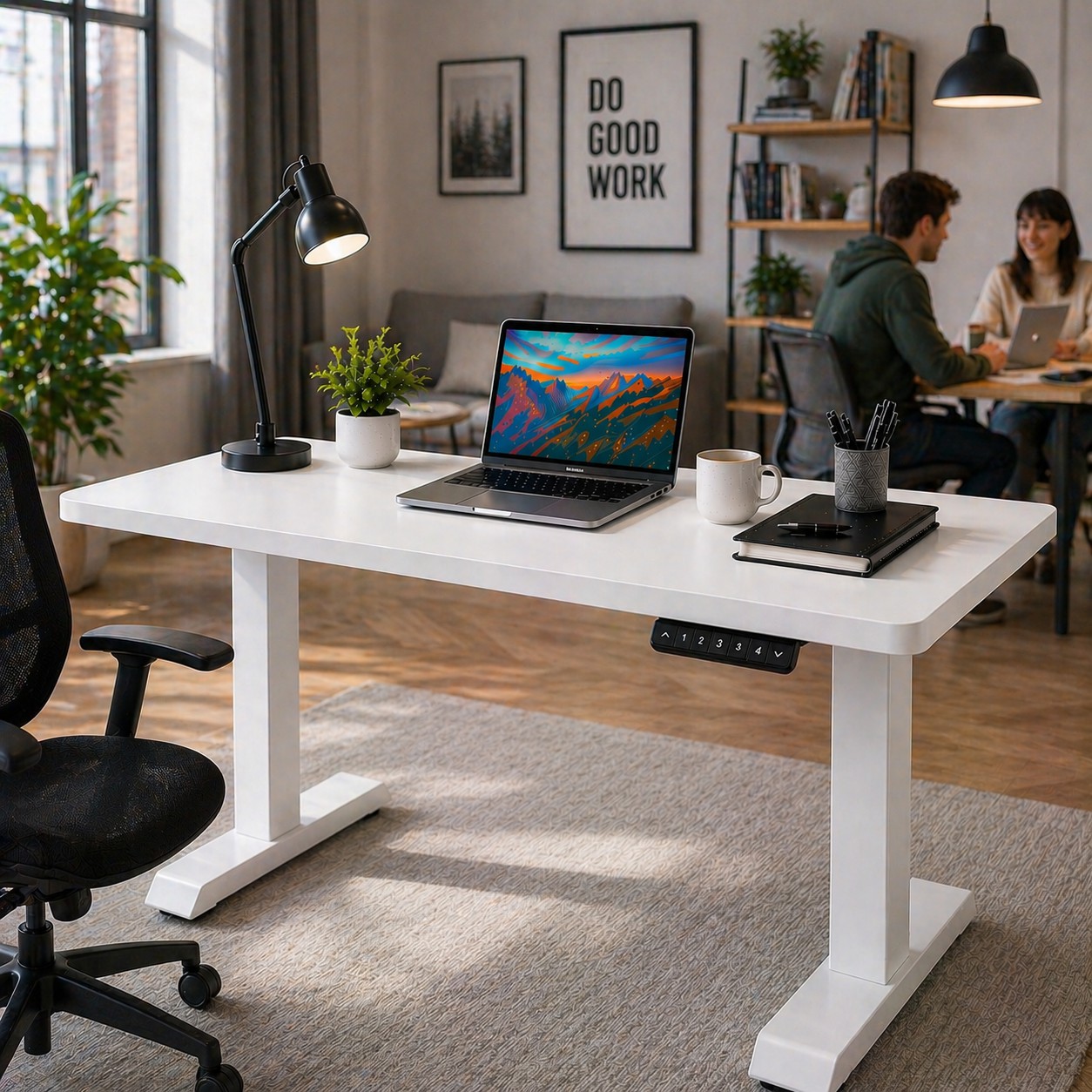 ZY-02 Professional Electric Standing Table Dual Motor Office Efficiency Advantage for Commercial Buyers