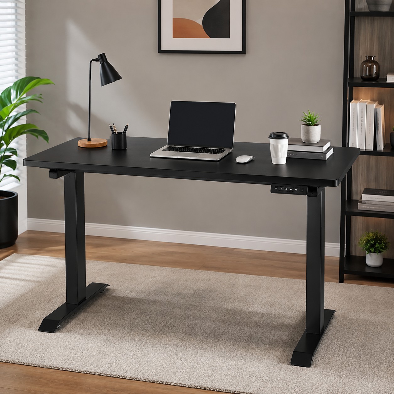 ZY-02 2-Stage Dual Motor Electric Workstation with Smooth Height Transition for Business Centers