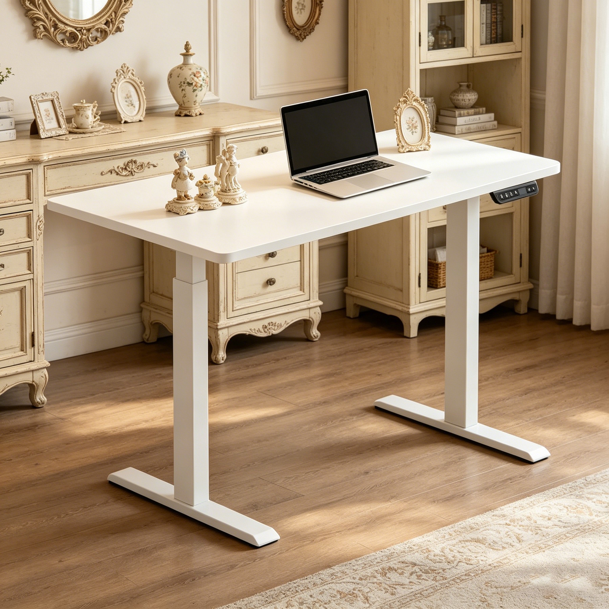 ZY-02 Ergonomic Dual Motor Office Standing Table with Quiet Lift Technology for Shared Workspaces