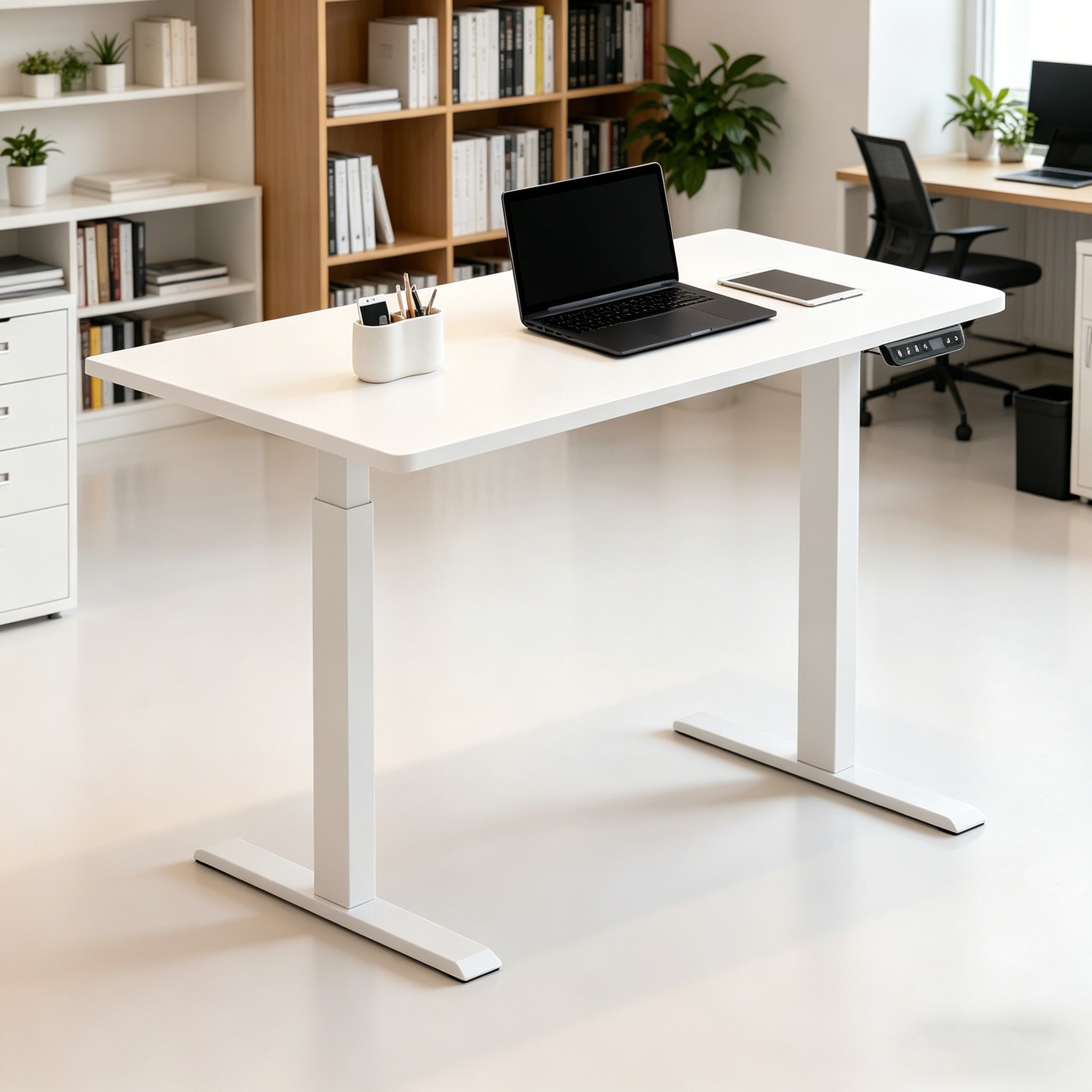 ZY-02 Heavy Duty Dual Motor Standing Desk with Two Stage Frame for Commercial Office Furniture