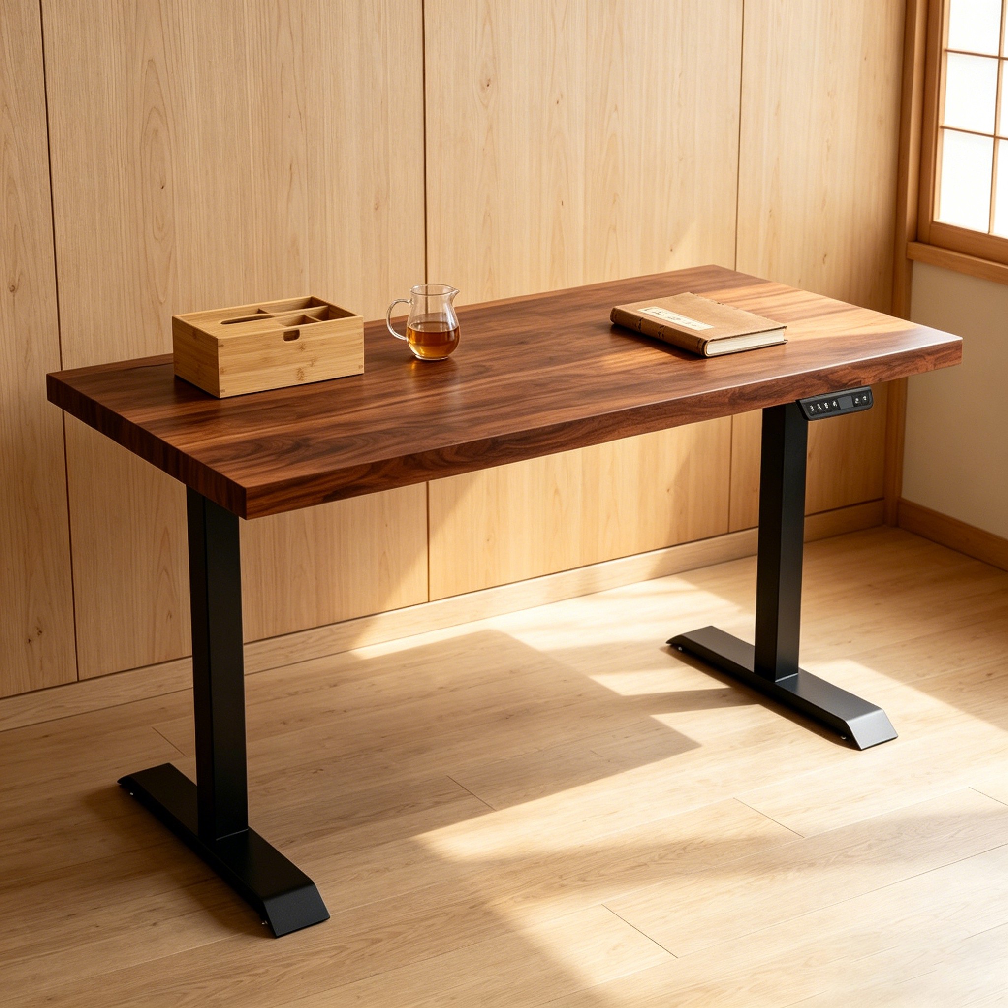 ZY-02 Commercial Smart Sit Stand Desk with Dual Motors for Open Space Office Planning