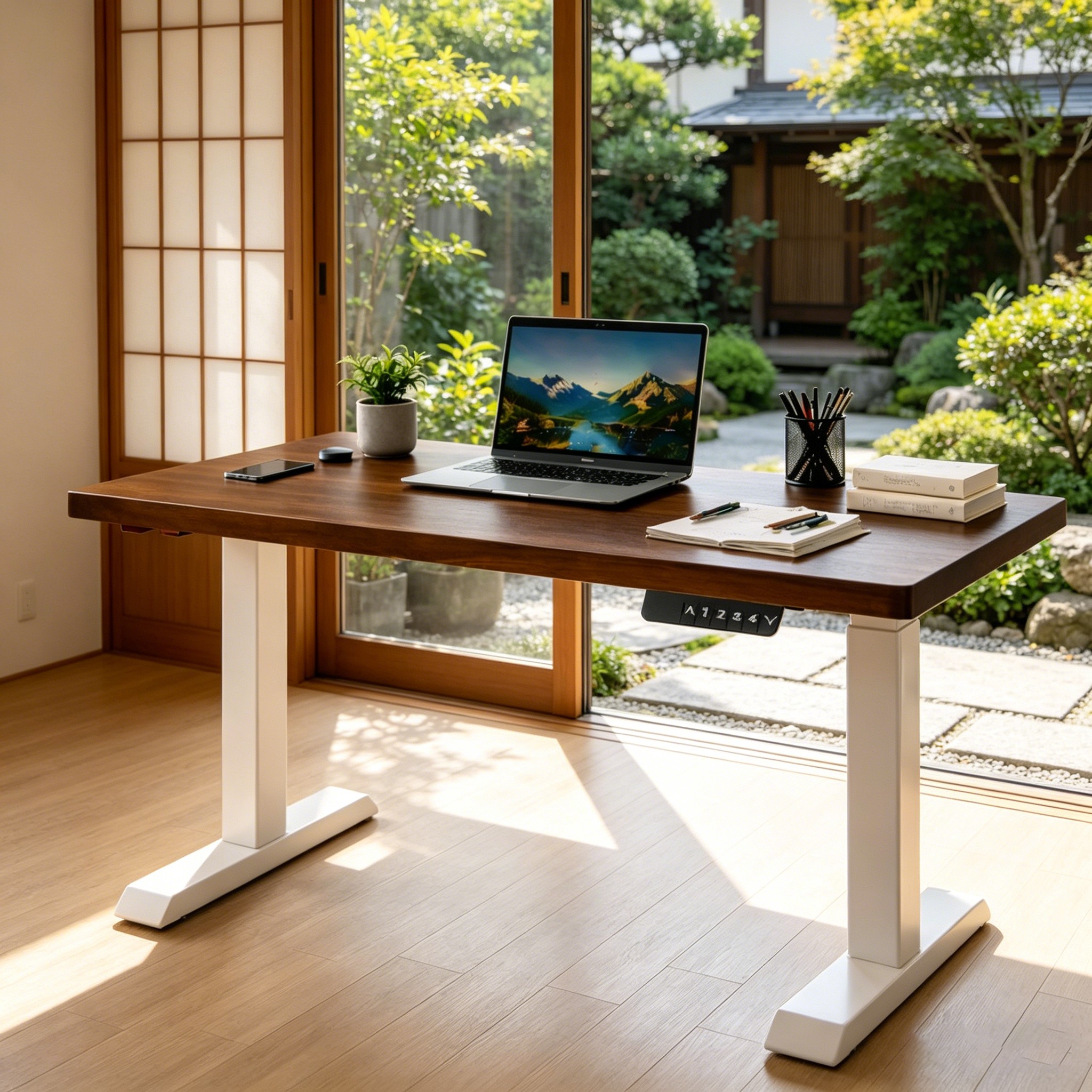 ZY-02 Premium Electric Dual Motor Standing Table with Reinforced Frame for Office Contractors