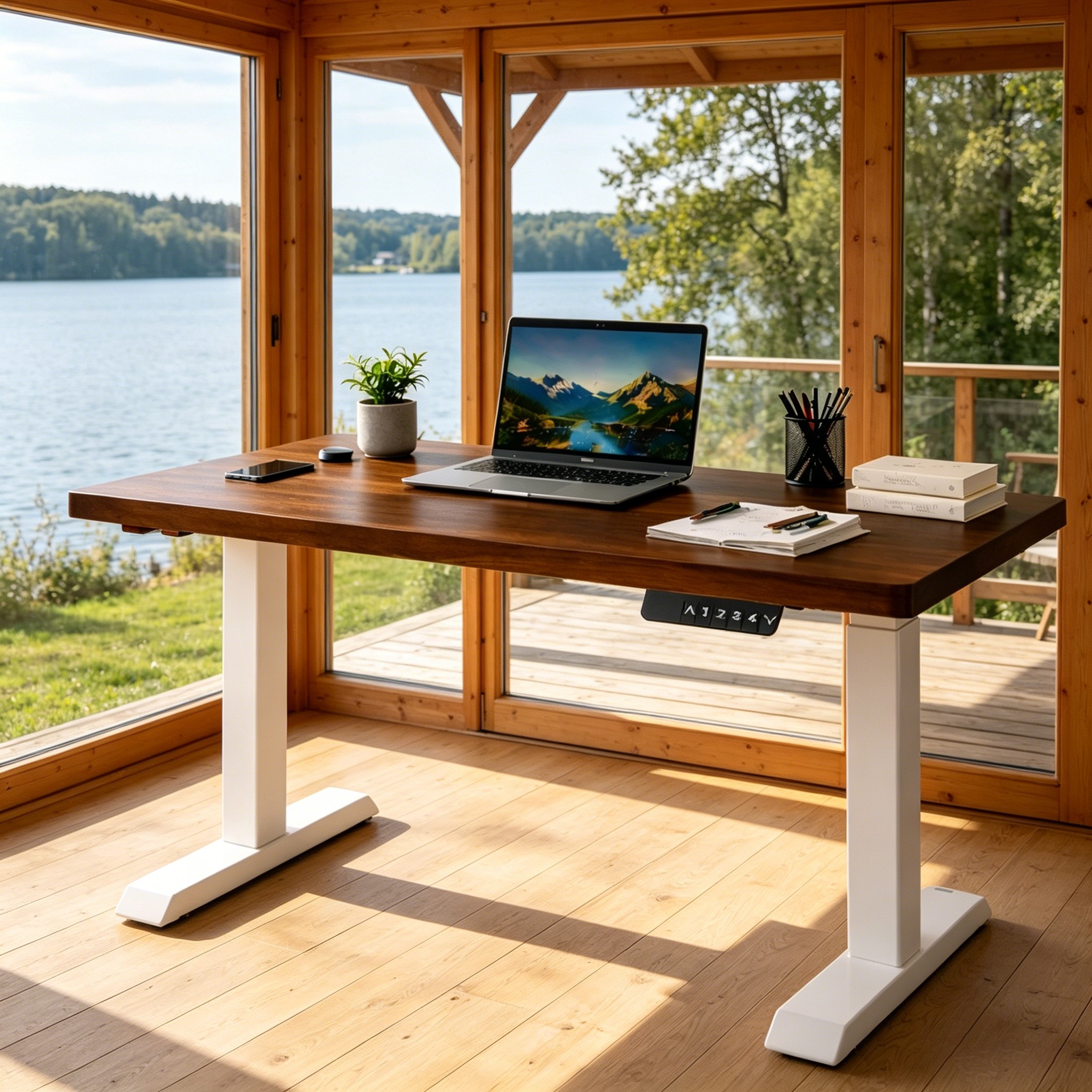 ZY-02 Smart Height Adjustable Dual Motor Table for Collaborative Office Work Environments