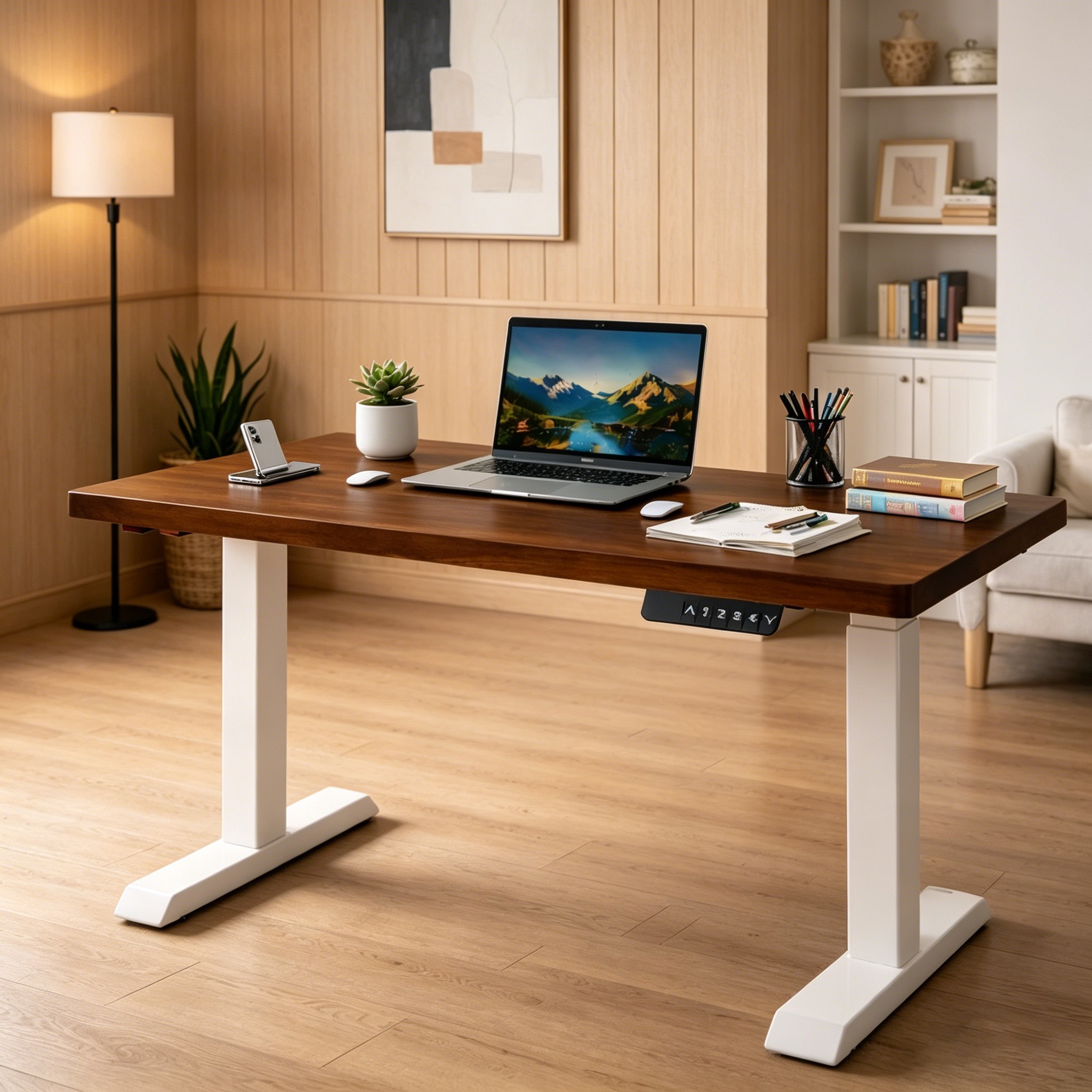 ZY-02 Dual Motor Ergonomic Computer Workstation with Digital Controller for Office Upgrades