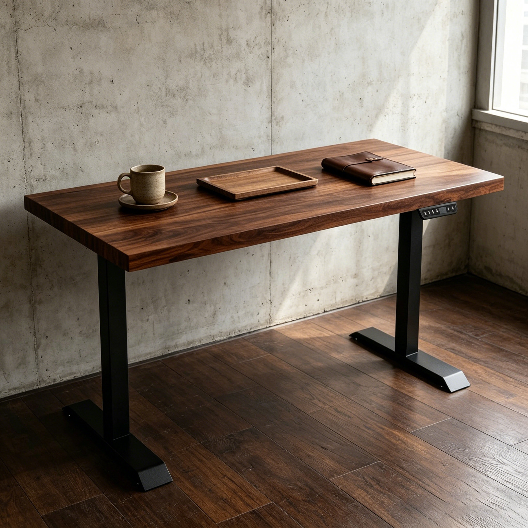 ZY-02 2-Stage Dual Motor Smart Standing Desk with Programmable Memory Settings for Executive Offices