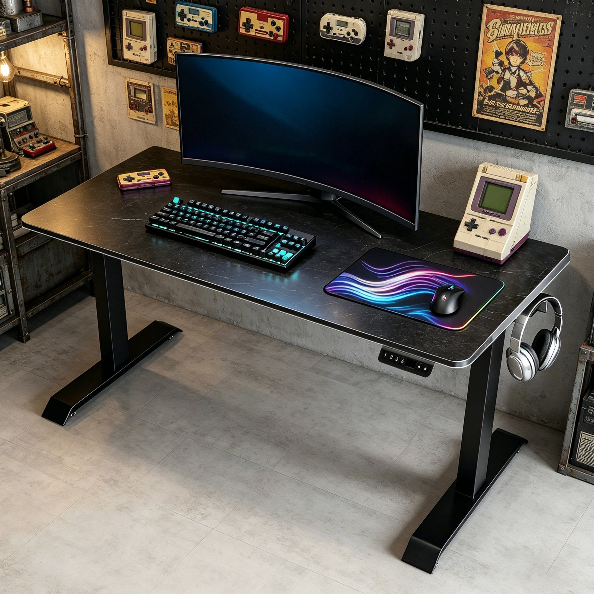 ZY-02 2-Stage Dual Motor Adjustable Office Desk with Fast Lift Technology for Professional Workspaces