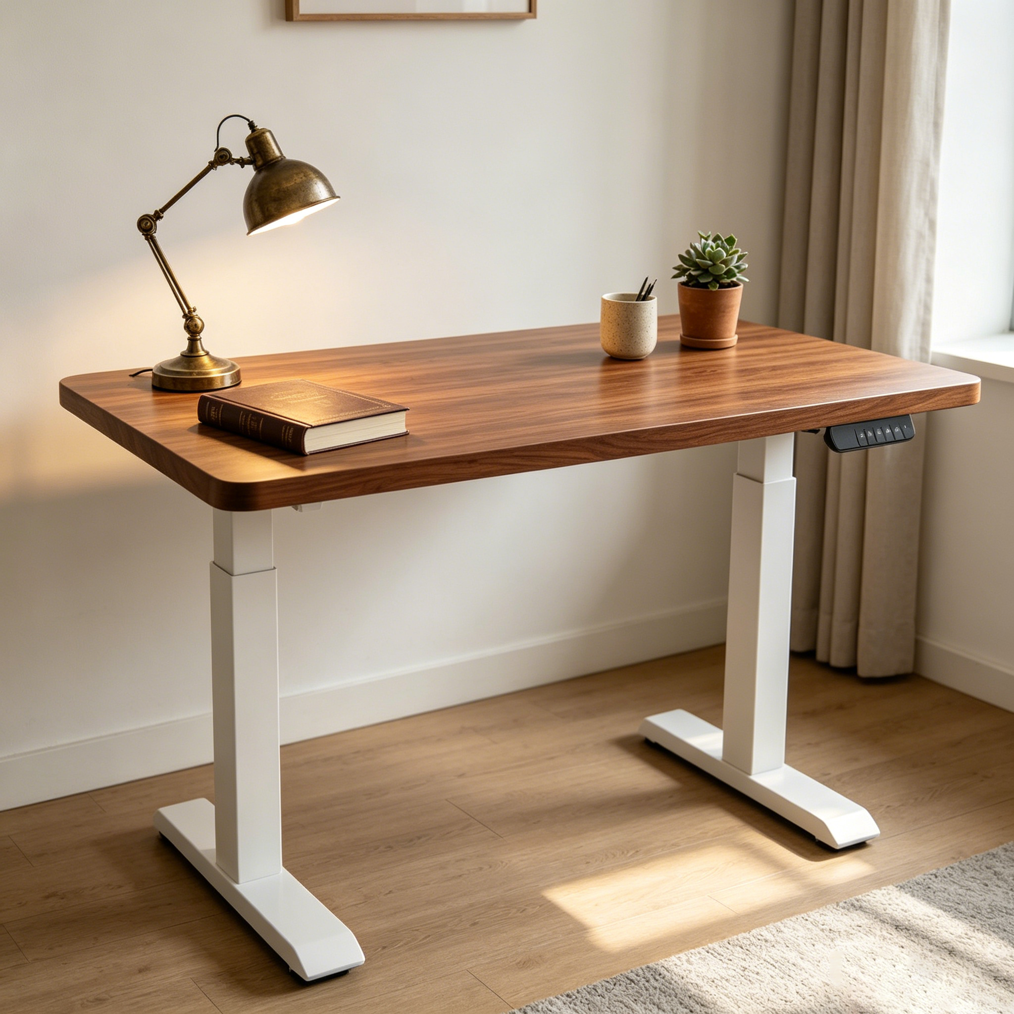 ZY-02 Smart Office Standing Desk with Dual Motor Power Lift for Workspace Renovation Projects