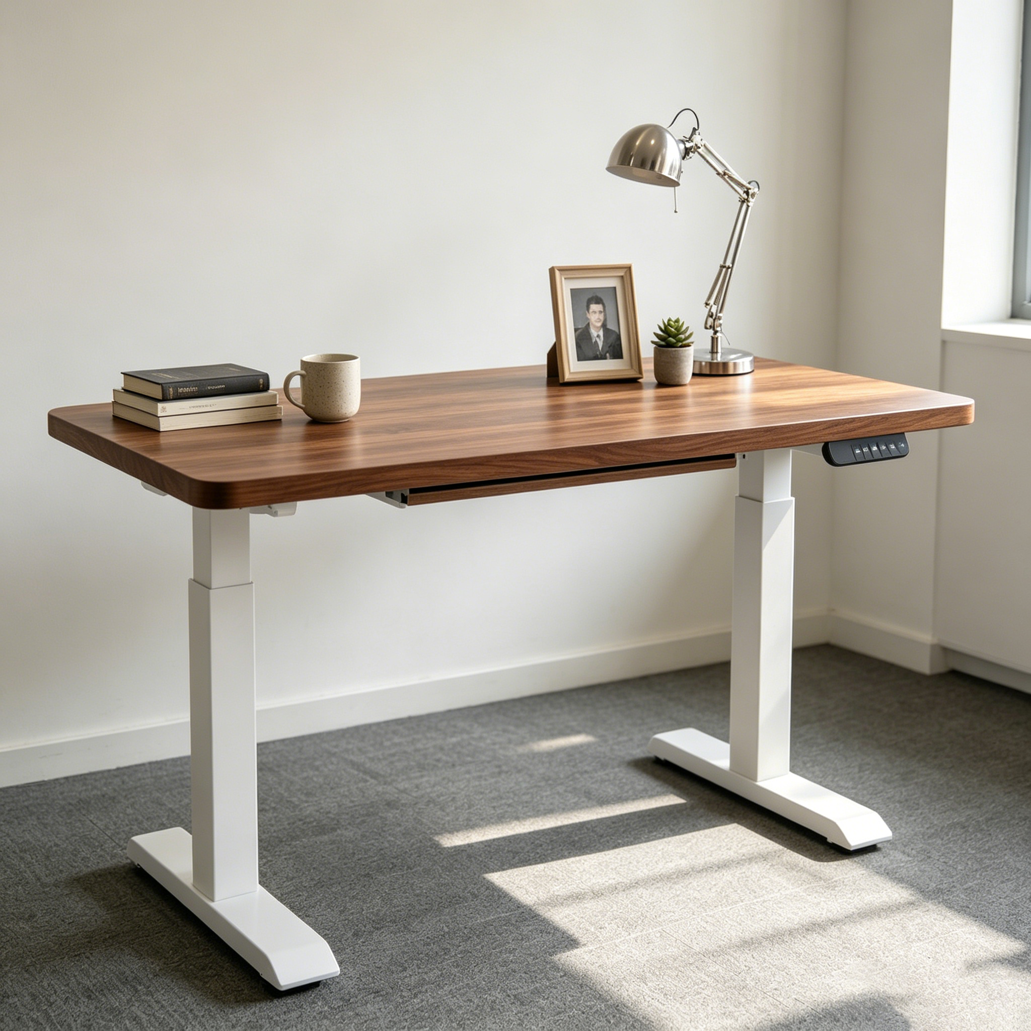 ZY-02 Ergonomic Dual Motor Lift Table with Programmable Controller for Corporate Workspace Projects