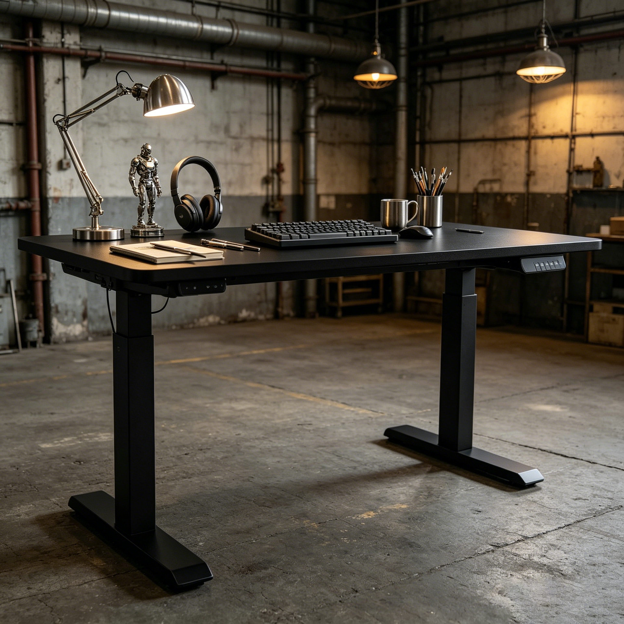 ZY-02 Industrial Grade 2-Stage Dual Motor Standing Desk with High Load Capacity for Engineering Offices