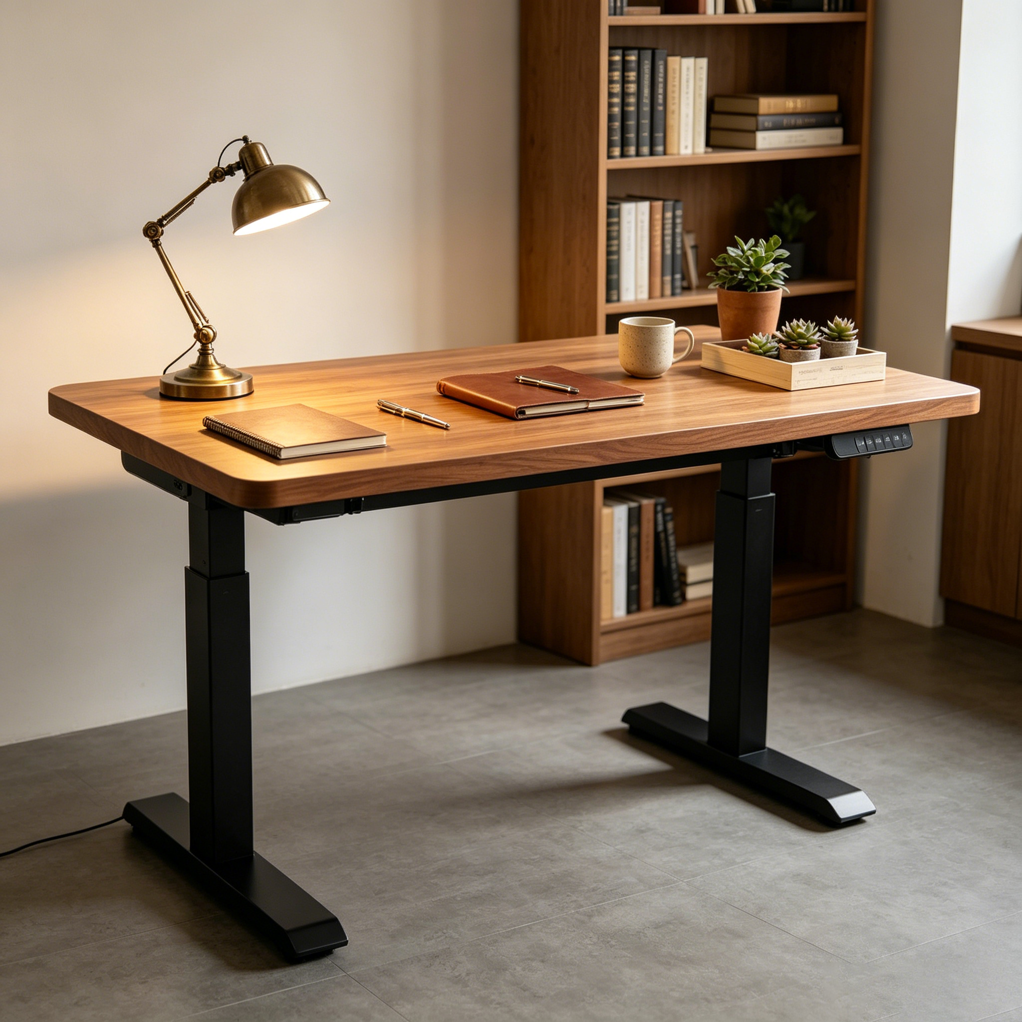 ZY-02 Premium 2-Stage Dual Motor Adjustable Desk with Silent Operation for Executive Office Spaces
