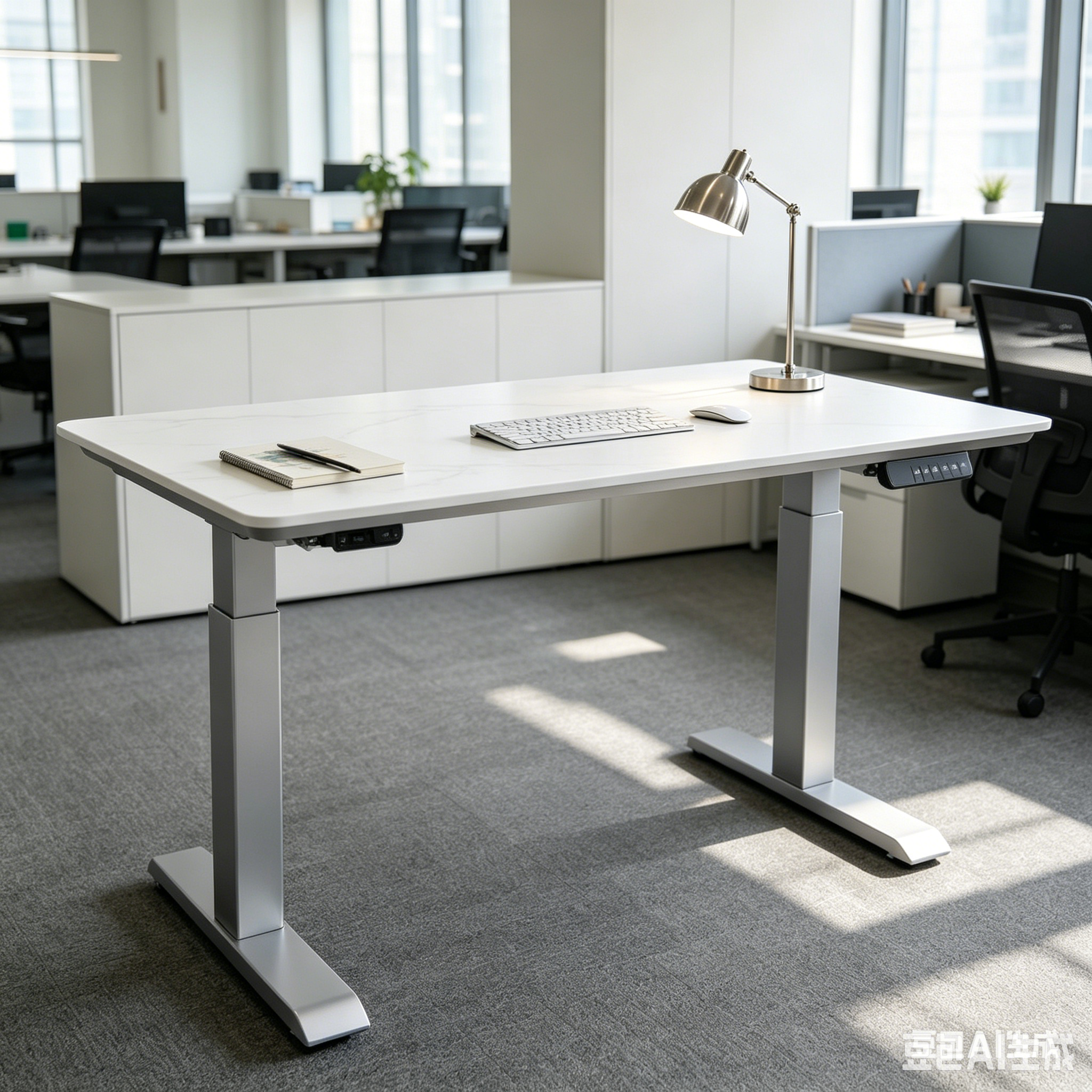 ZY-02 Dual Motor Electric Standing Table with Fast Lift Technology for Professional Office Environments