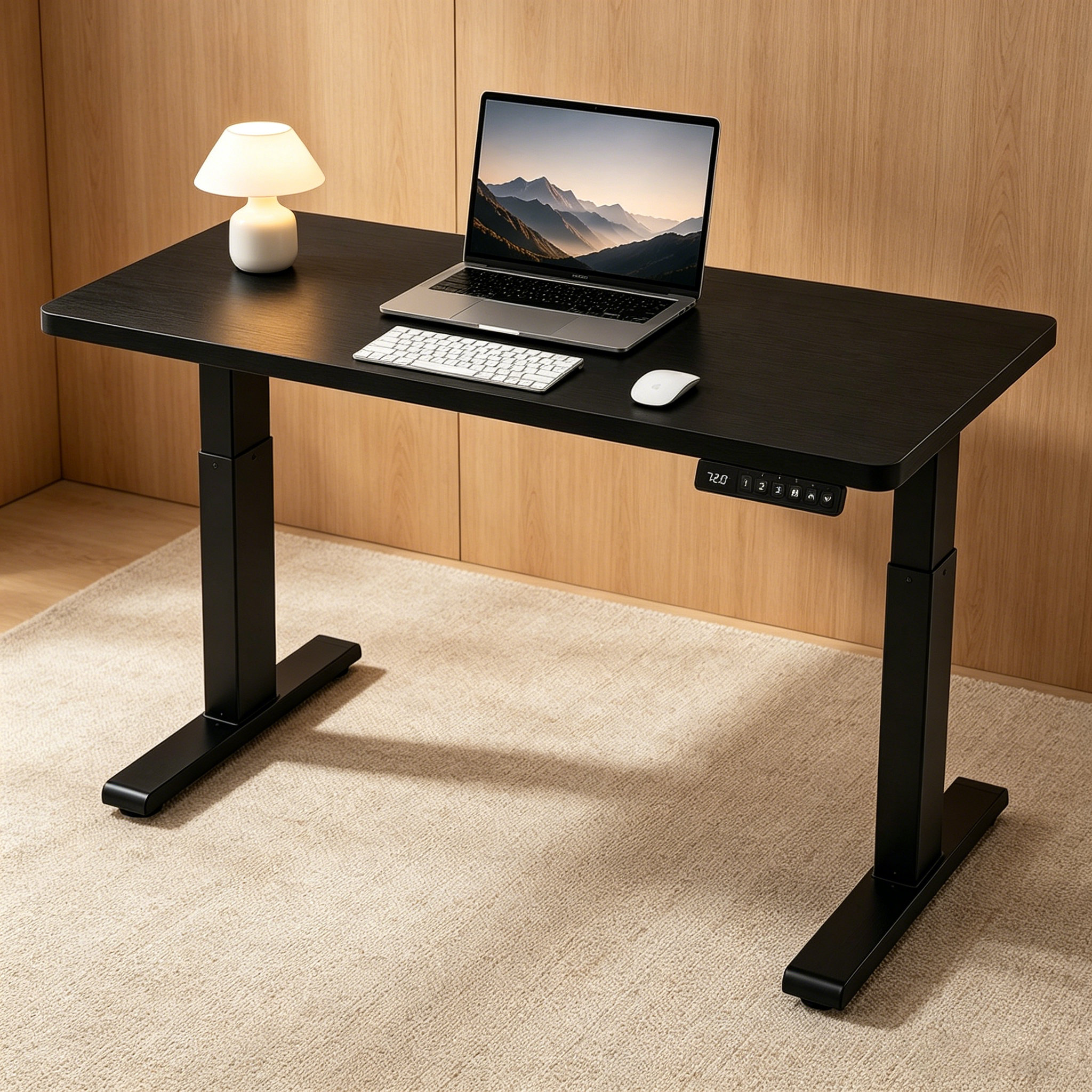 ZY-02 2-Stage Dual Motor Electric Standing Worktable with Durable Frame for Office Integrators