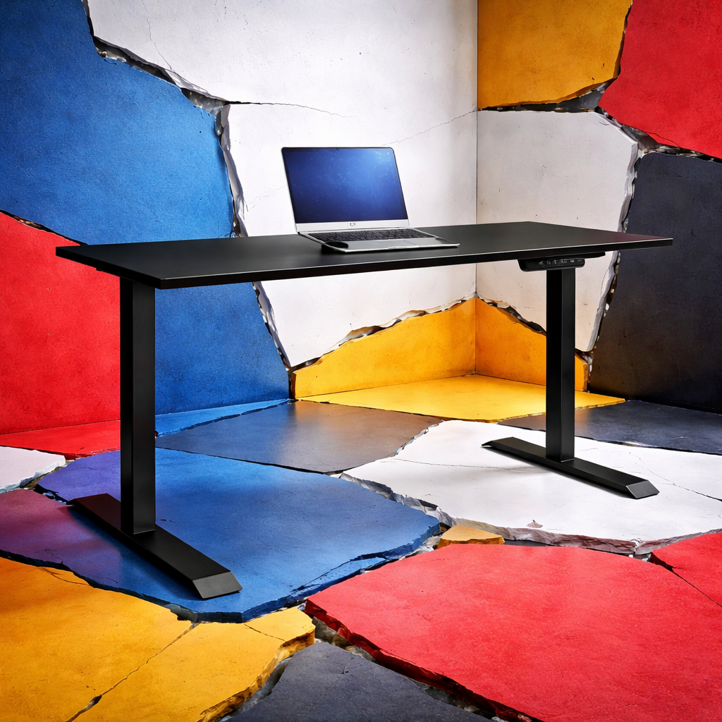 ZY-02 RGB Glitch Style Standing Desk