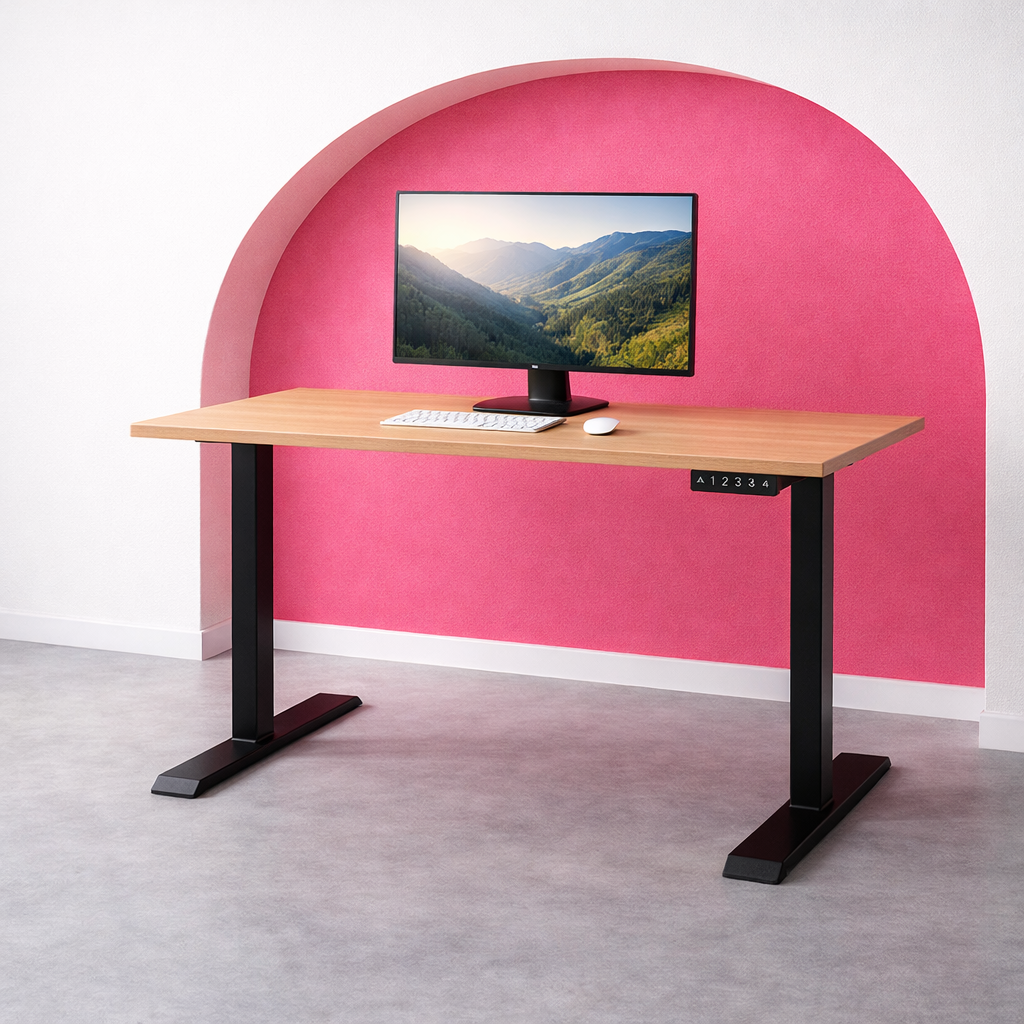 ZY-02 Liquid Color Background Standing Desk